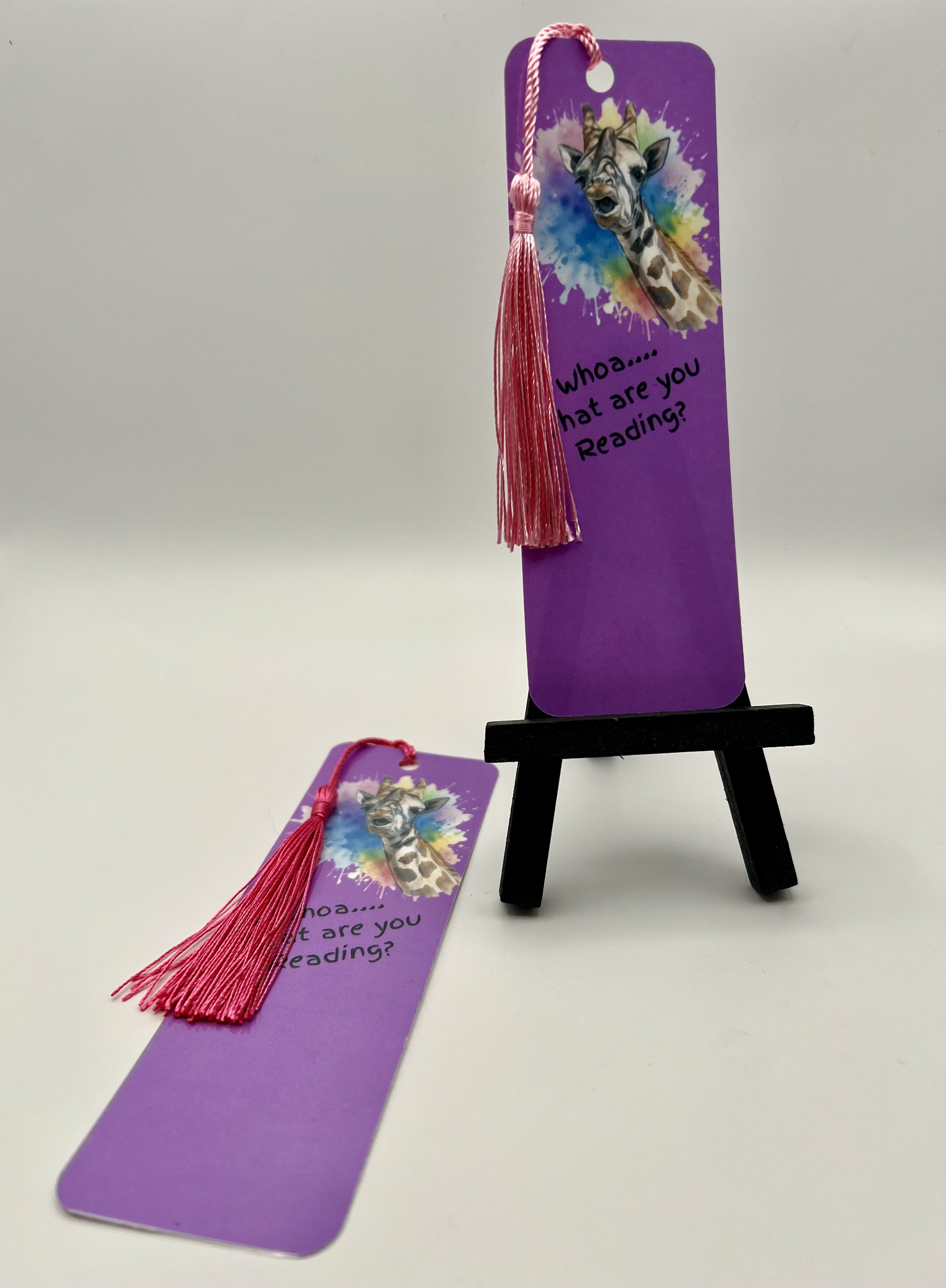 Whoa What are you reading?  Small Bookmark