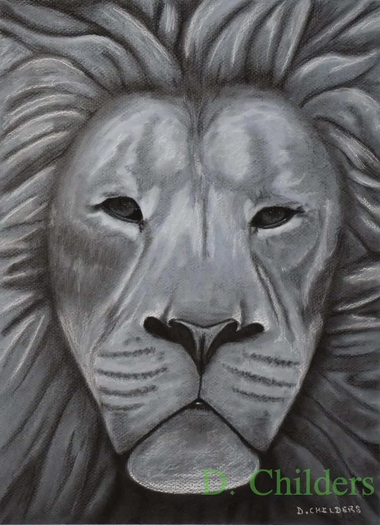 Statue of Strength    Charcoal 