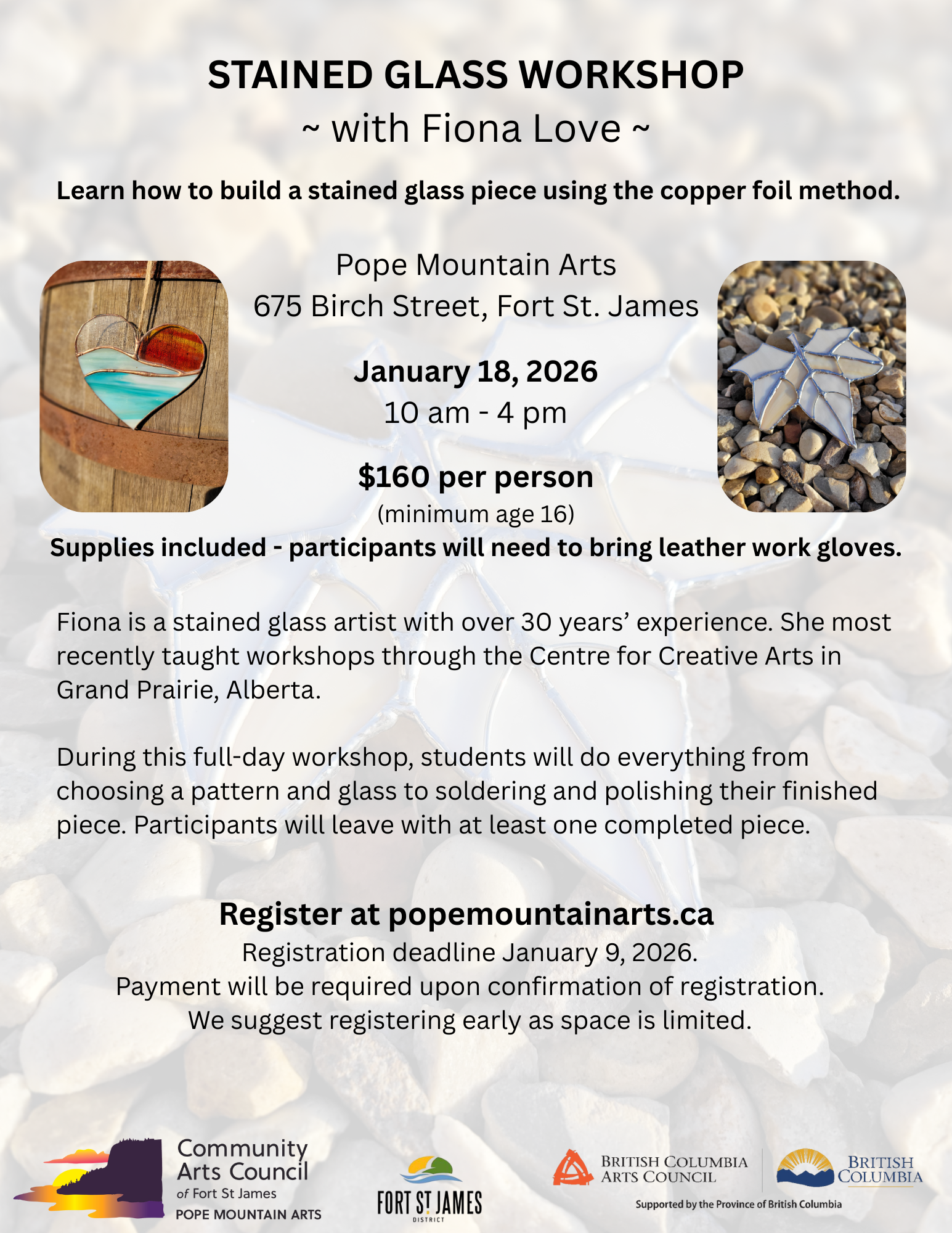 Stained Glass Workshop - with Fiona Love 