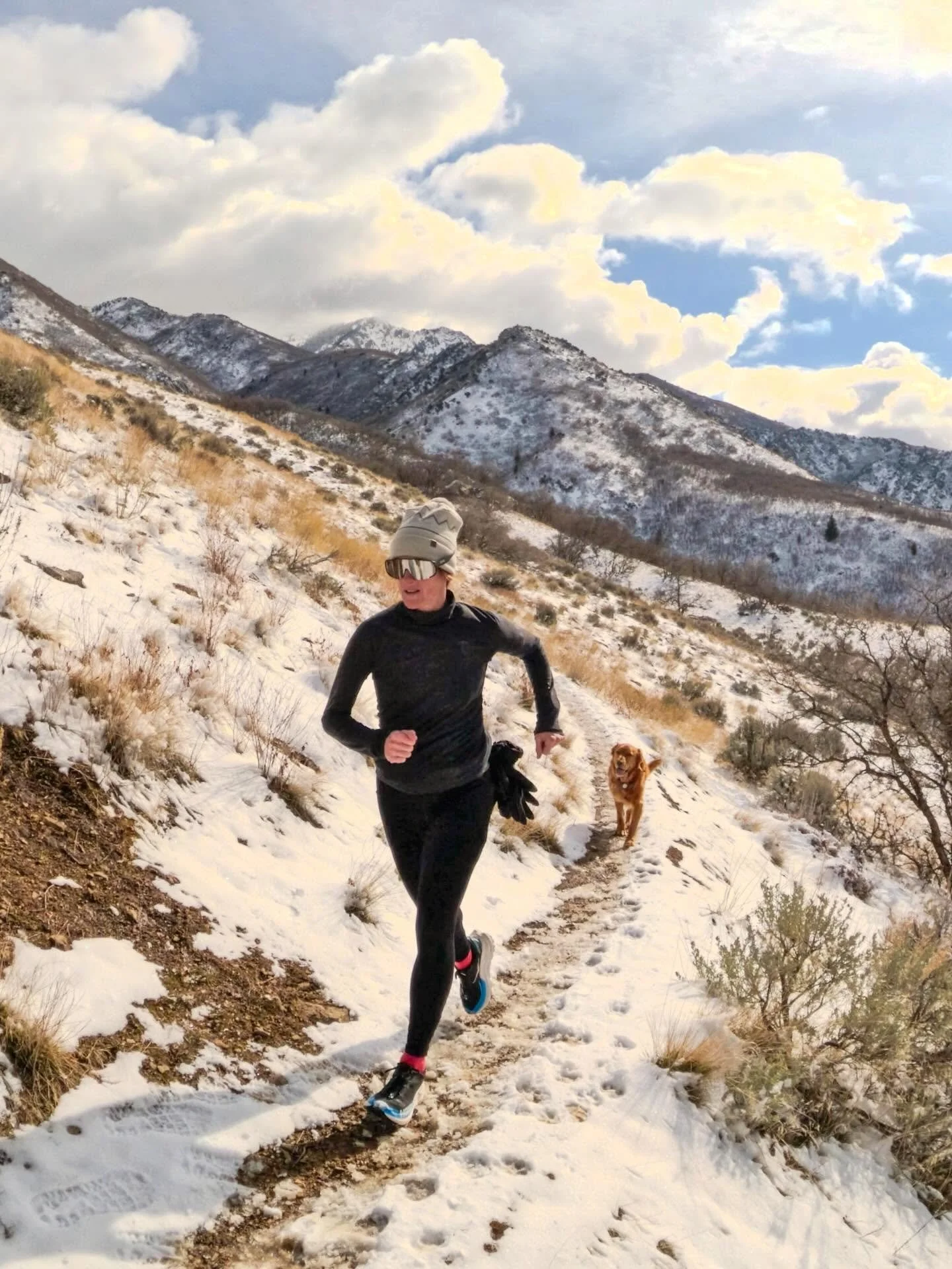 Dreamy day shuffling around these mountains that I love. Usually by this time of winter, I&rsquo;m looking for an exit ramp to spring. And although the lack of snow has been great for consistent running and growing, it&rsquo;s been awful for our dese