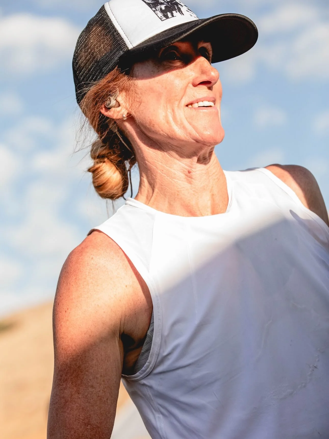 Finish line vibes.
The last mile or so felt like I was floating. Time sped up like I was caught in some kind of vortex, and then suddenly it spit me out from the road, onto the soft grass and into the finish chute.

And just like that, I was there.
J
