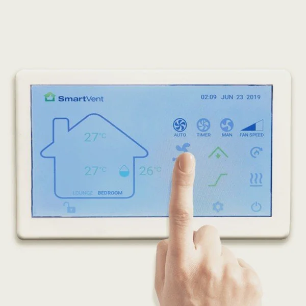 SmartVent ventilation system wall controller