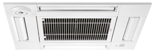 ducted heat pump ceiling fitting for mitsubishi omnicore multi room set up
