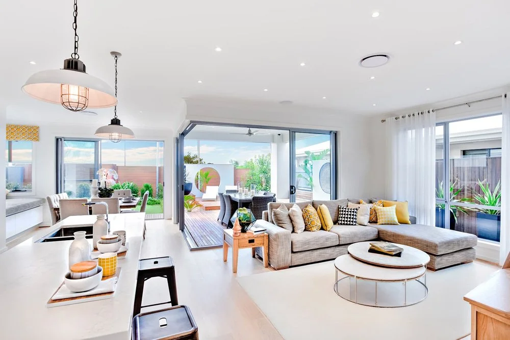 ducted lossnay home ventilation system in living room