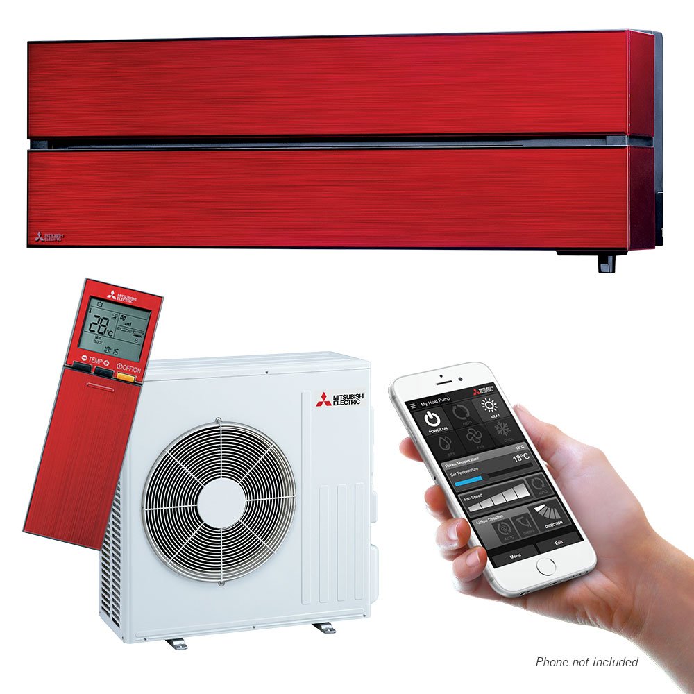 Black Diamond LN60 High Wall Heat Pump red
