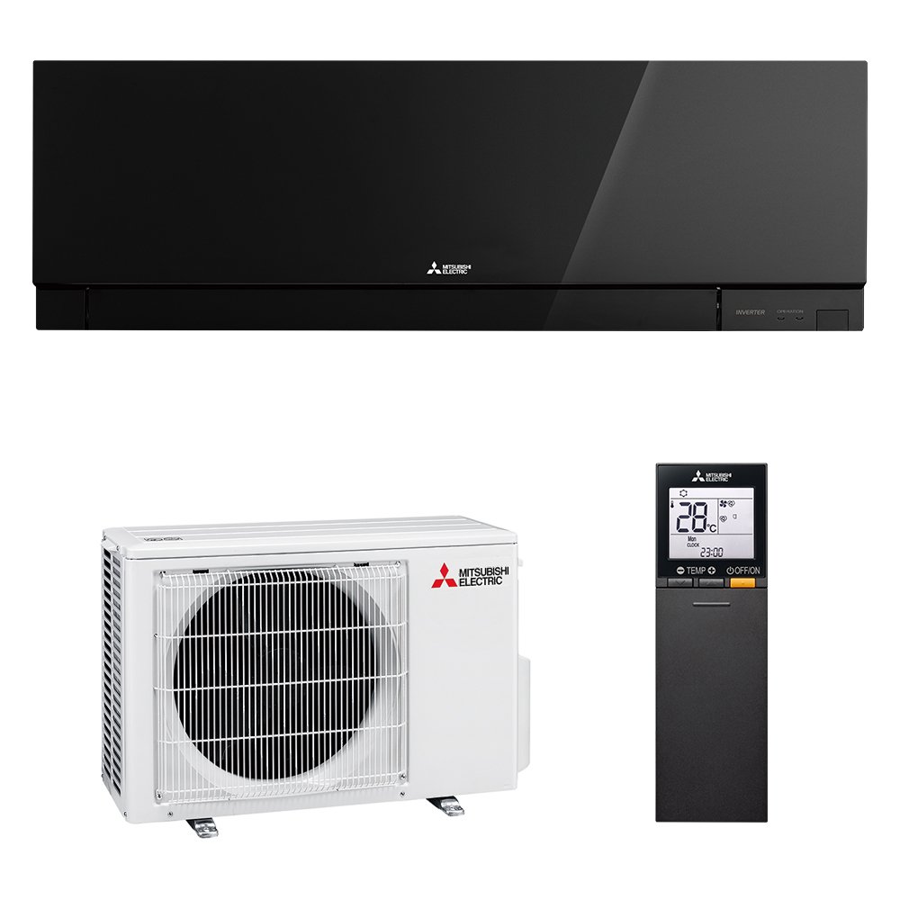 Mitsubishi Designer EF35 High Wall Heat Pump black