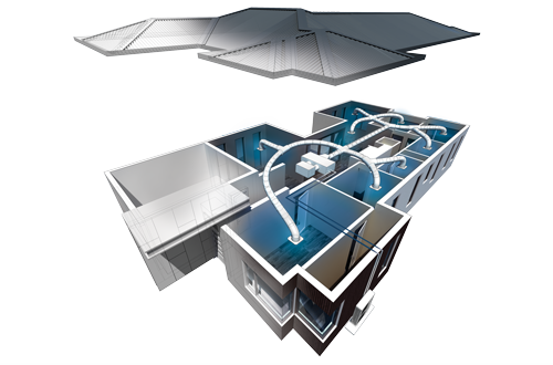 rinnai ducted heat pump home diagram