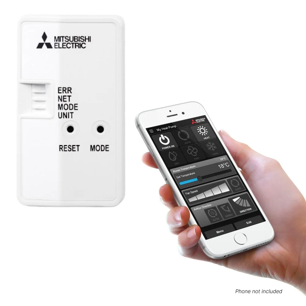 Mitsubishi Heat Pump Wi-Fi Control