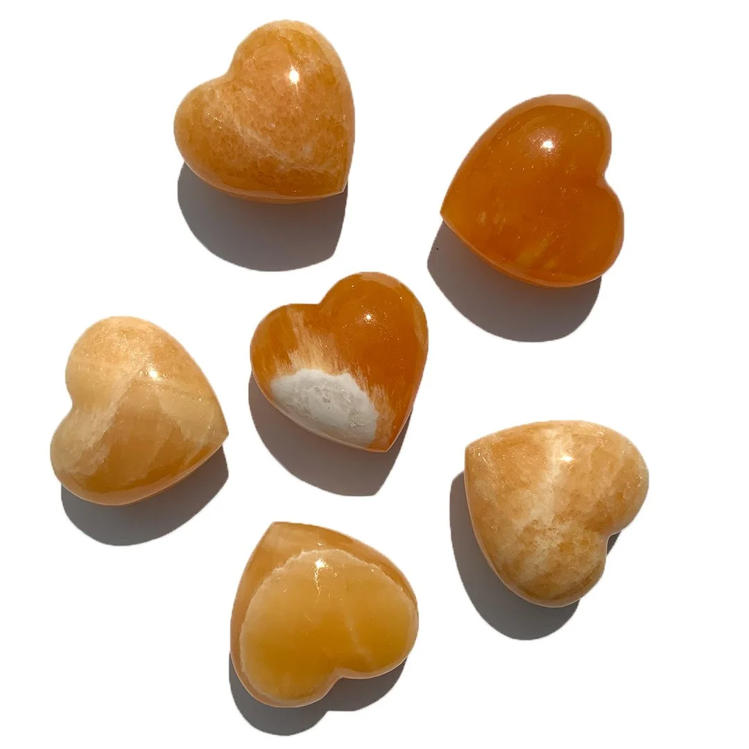Orange calcite hearts 1.jpeg