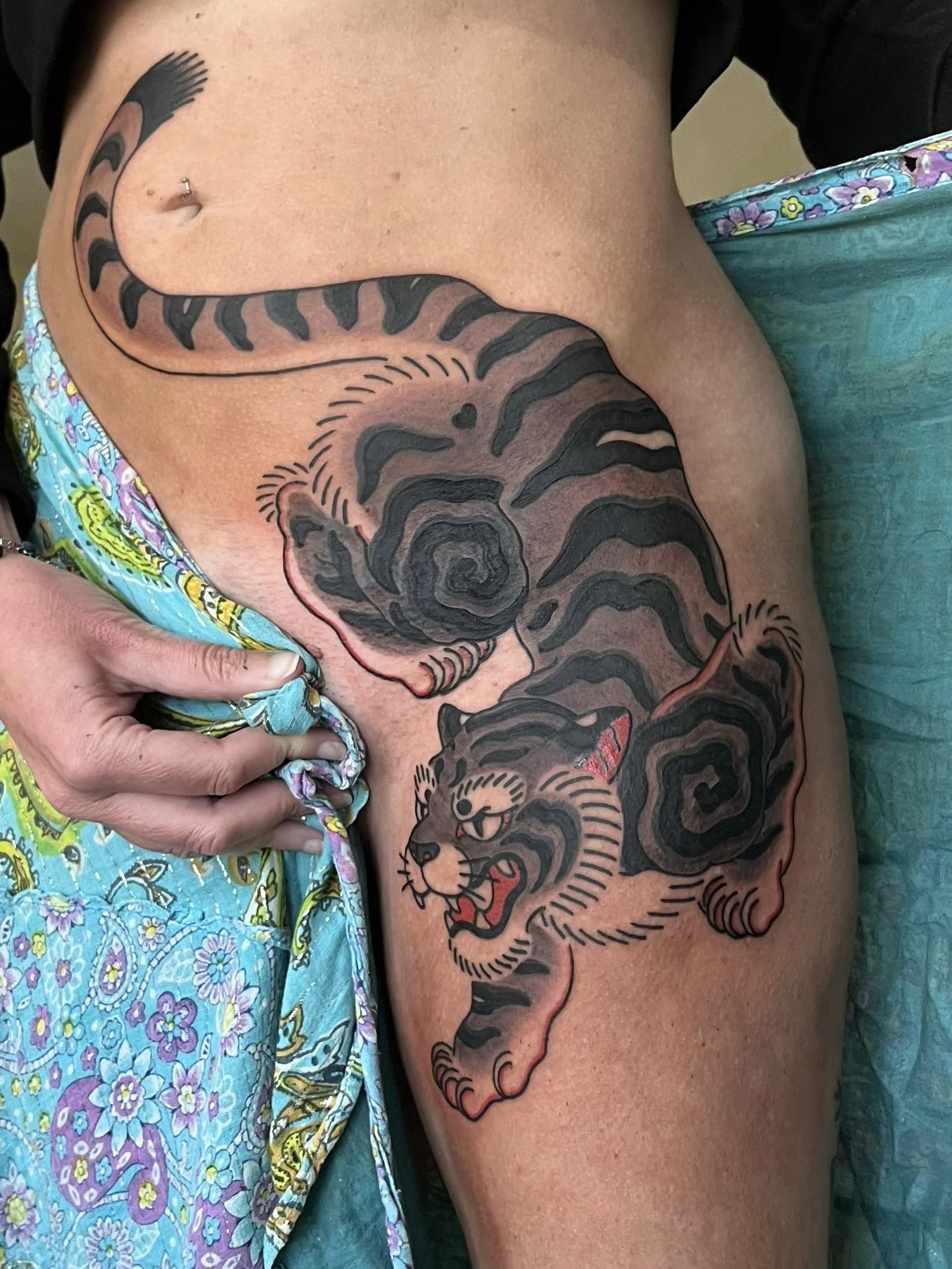 Japanese Traditional Tiger cover up