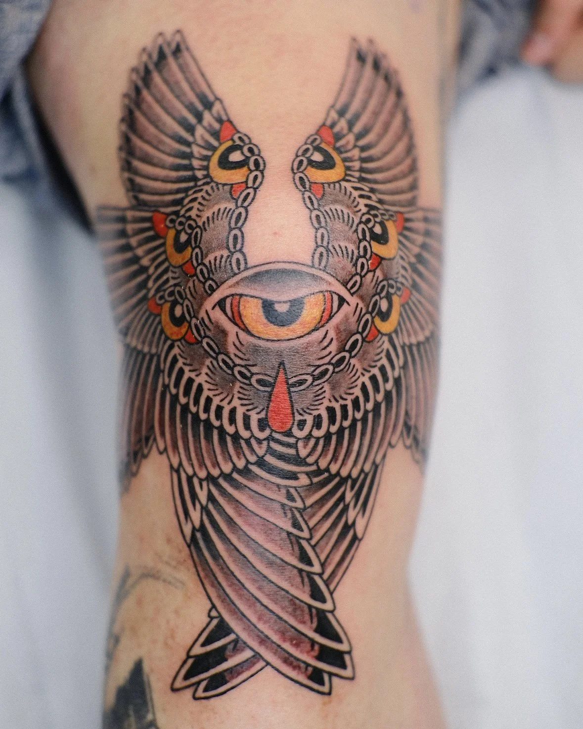 seraphim japanese traditional inspired tattoo