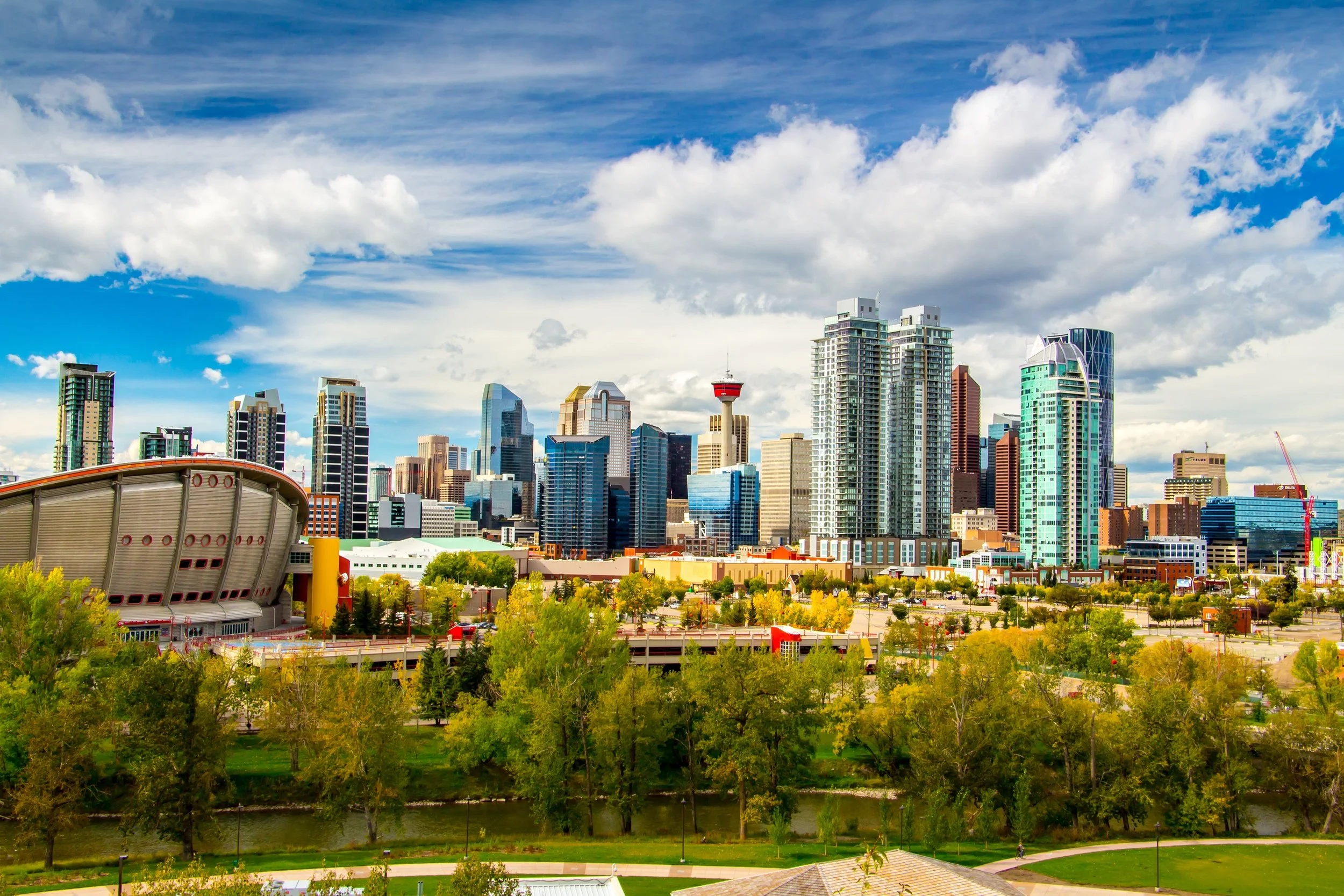 Calgary city skyline