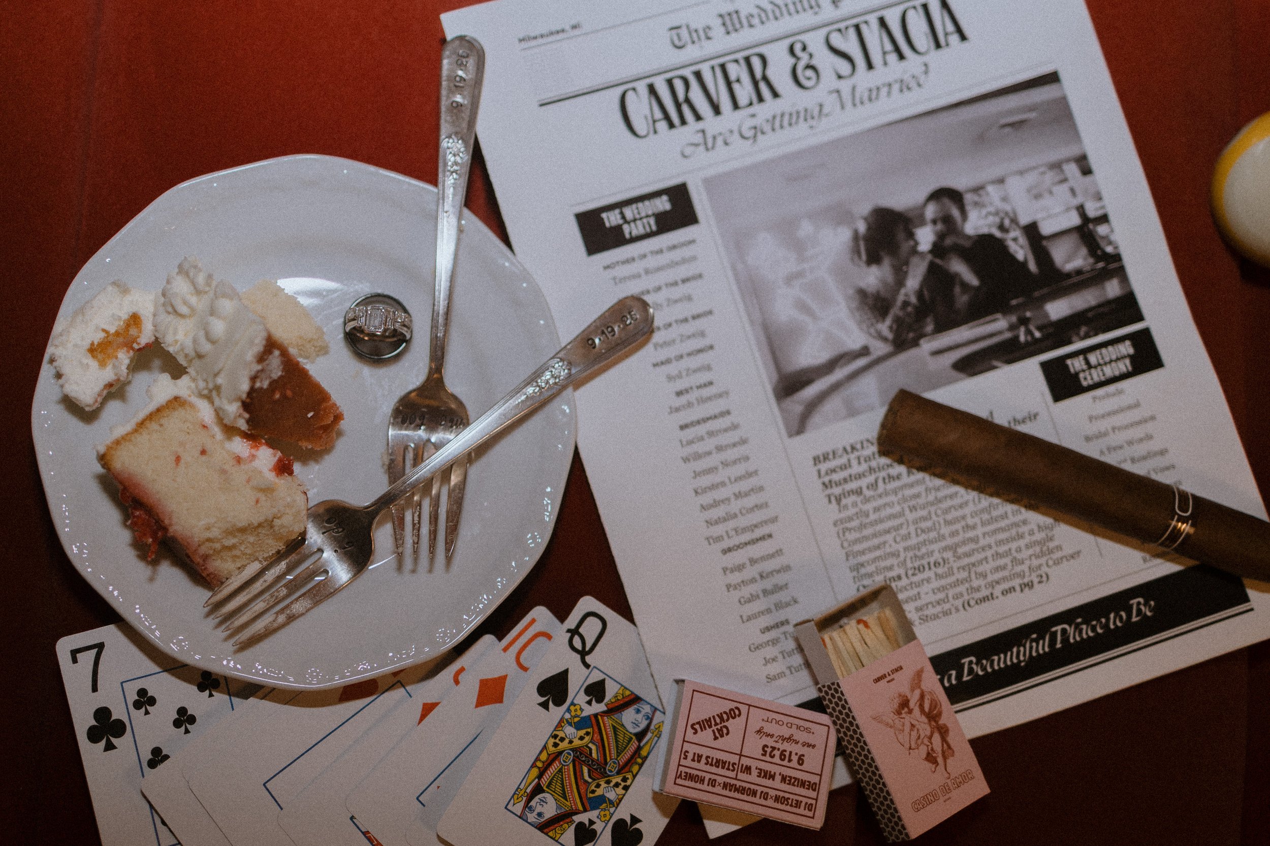 Old Vegas–Inspired Casino Night Wedding