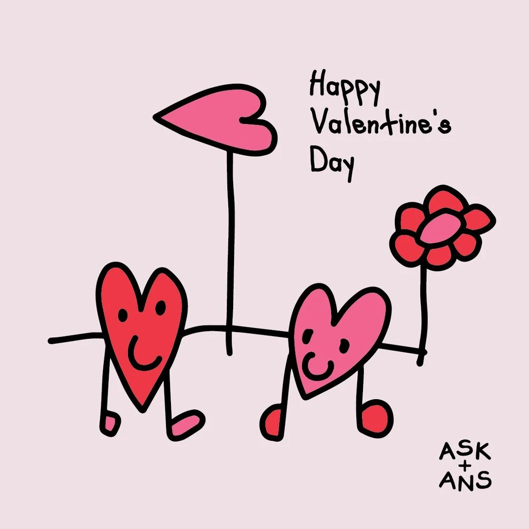 Happy Valentine's Day!
.
.
.
#valentines #valentineday #heart #flowers #childrenillustration #drawing #doodle #askplusans