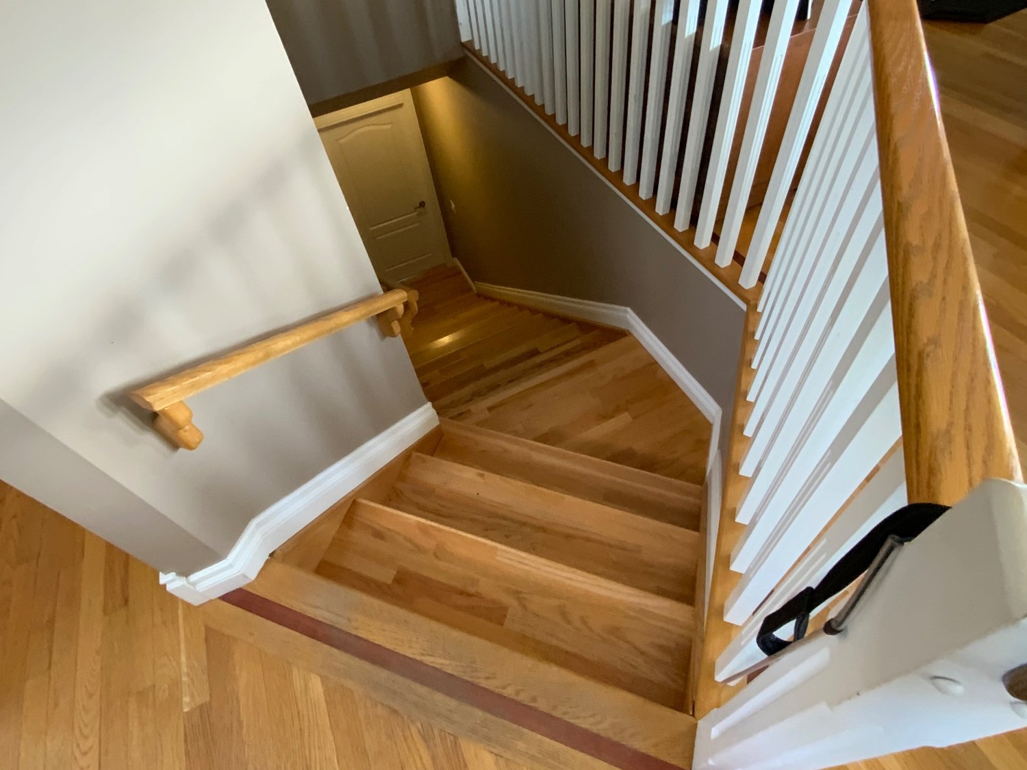 home stairs before renovation