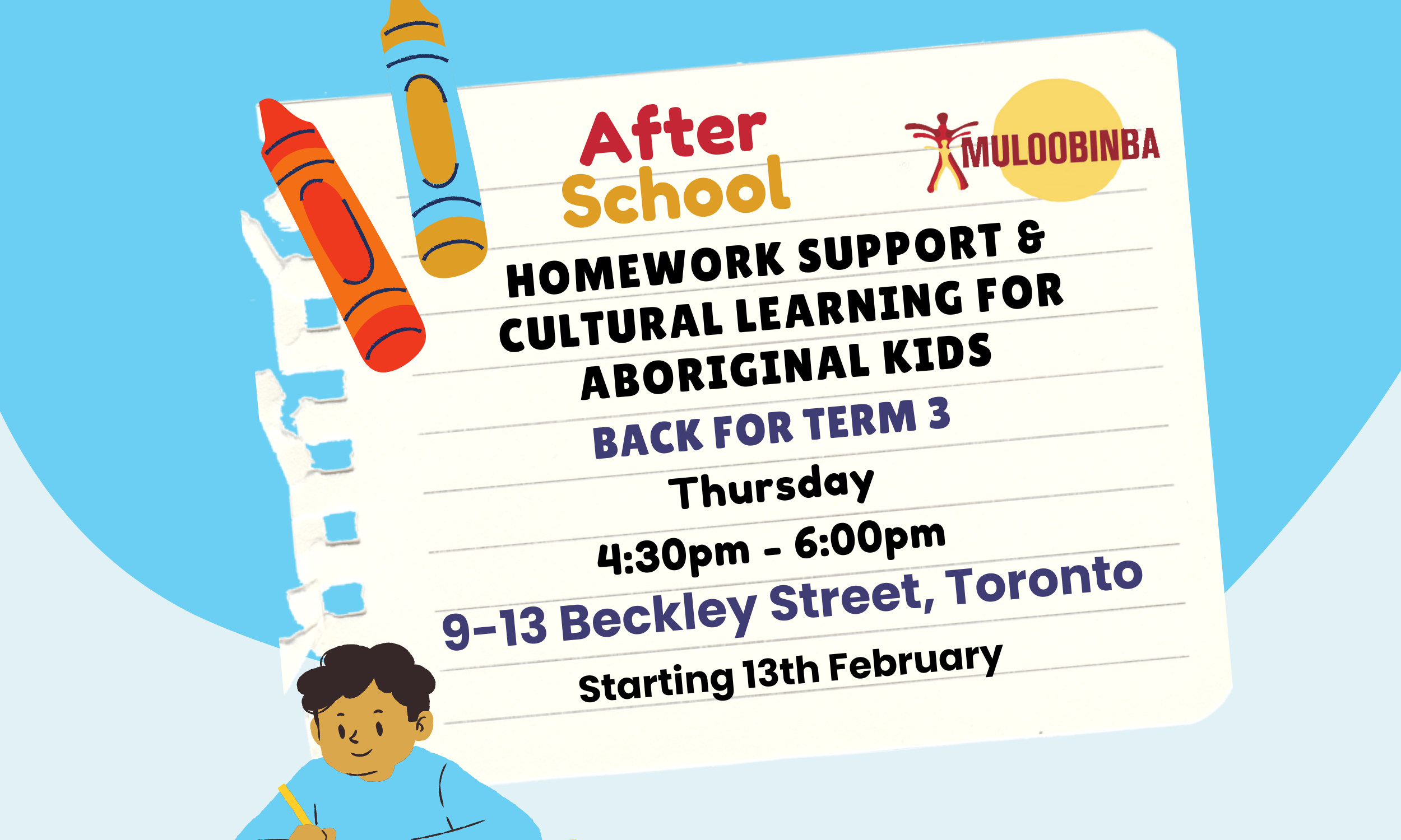Homework Support & Cultural Learning for Aboriginal Kids at Nikinpa