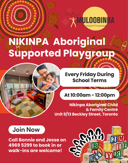 Nikinpa Aboriginal Supported Playgroup — Muloobinba Aboriginal Corporation