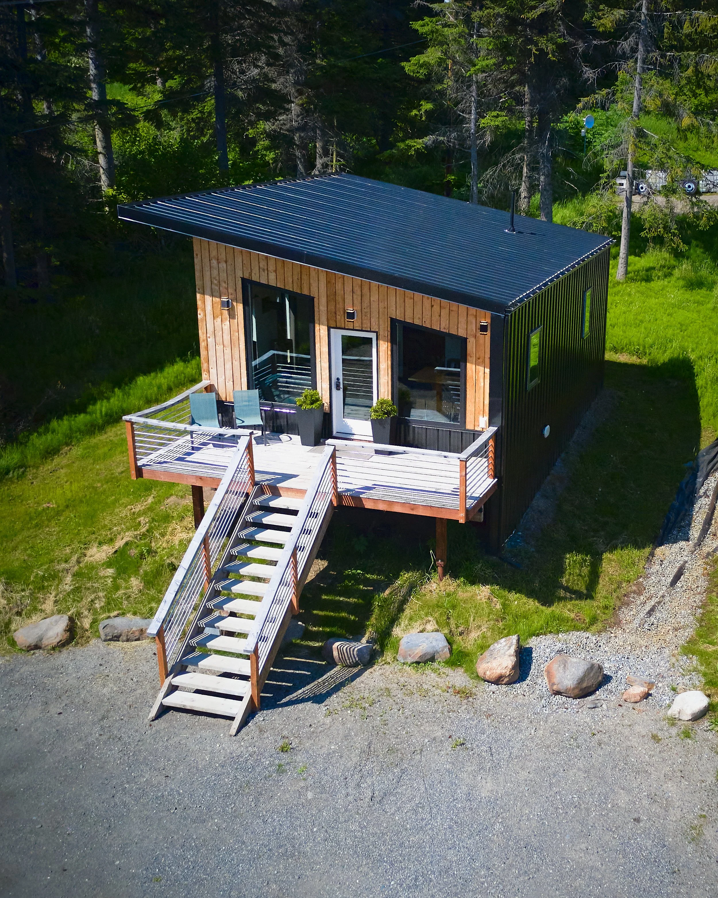 Enjoy the slopes patio and patio chairs