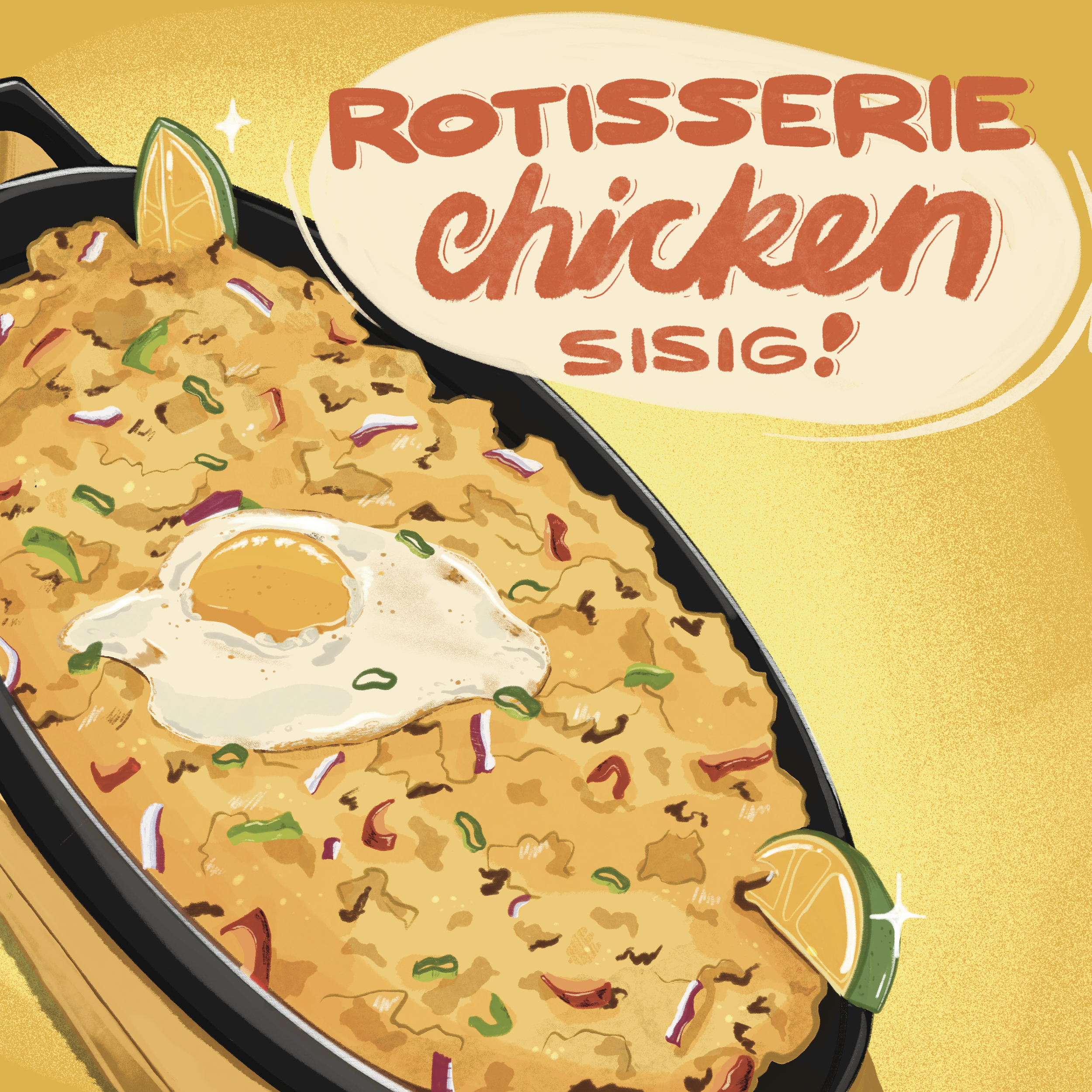 Rotisserie Chicken Sisig