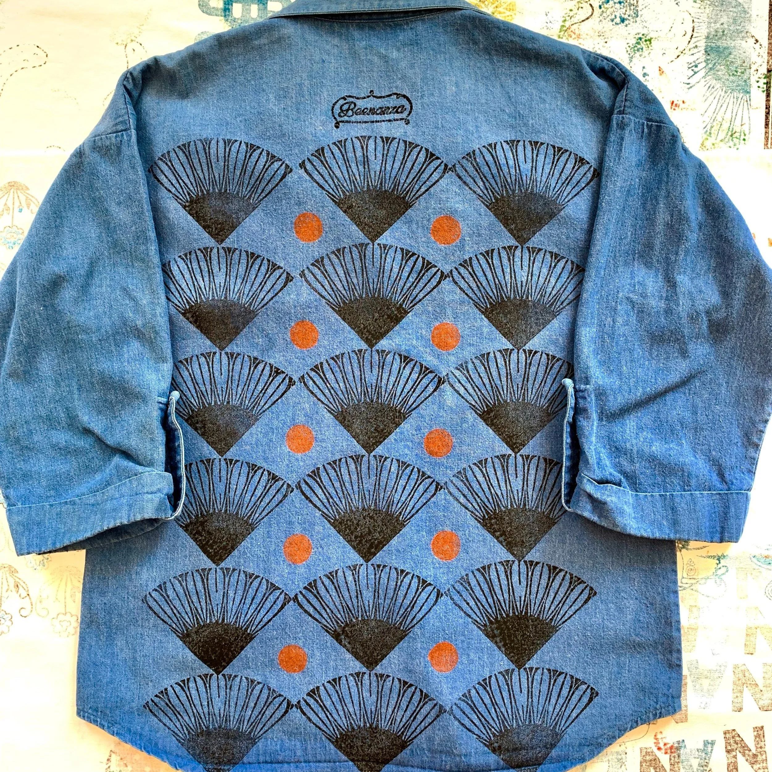 black print clothing