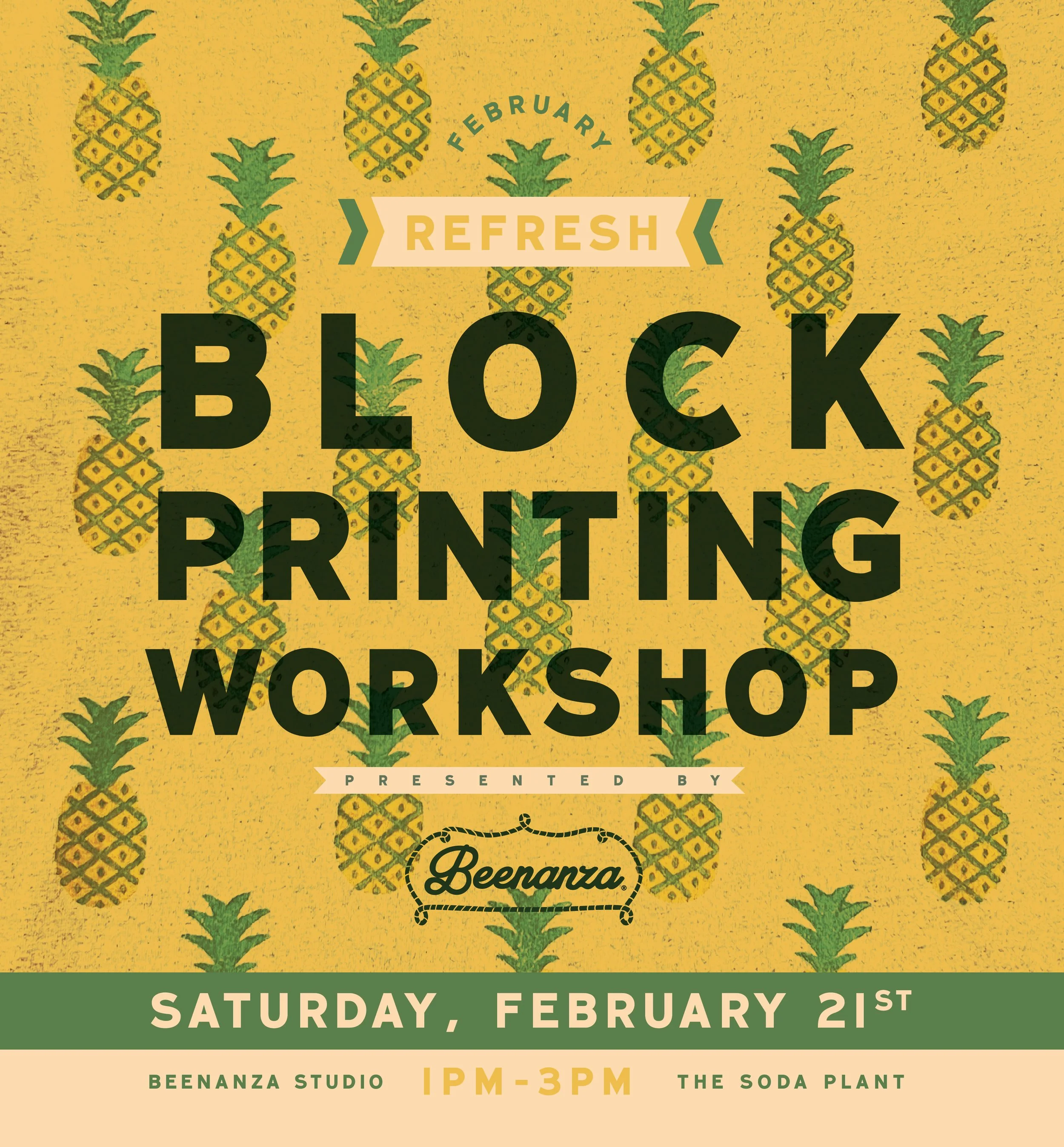 block printing workshop