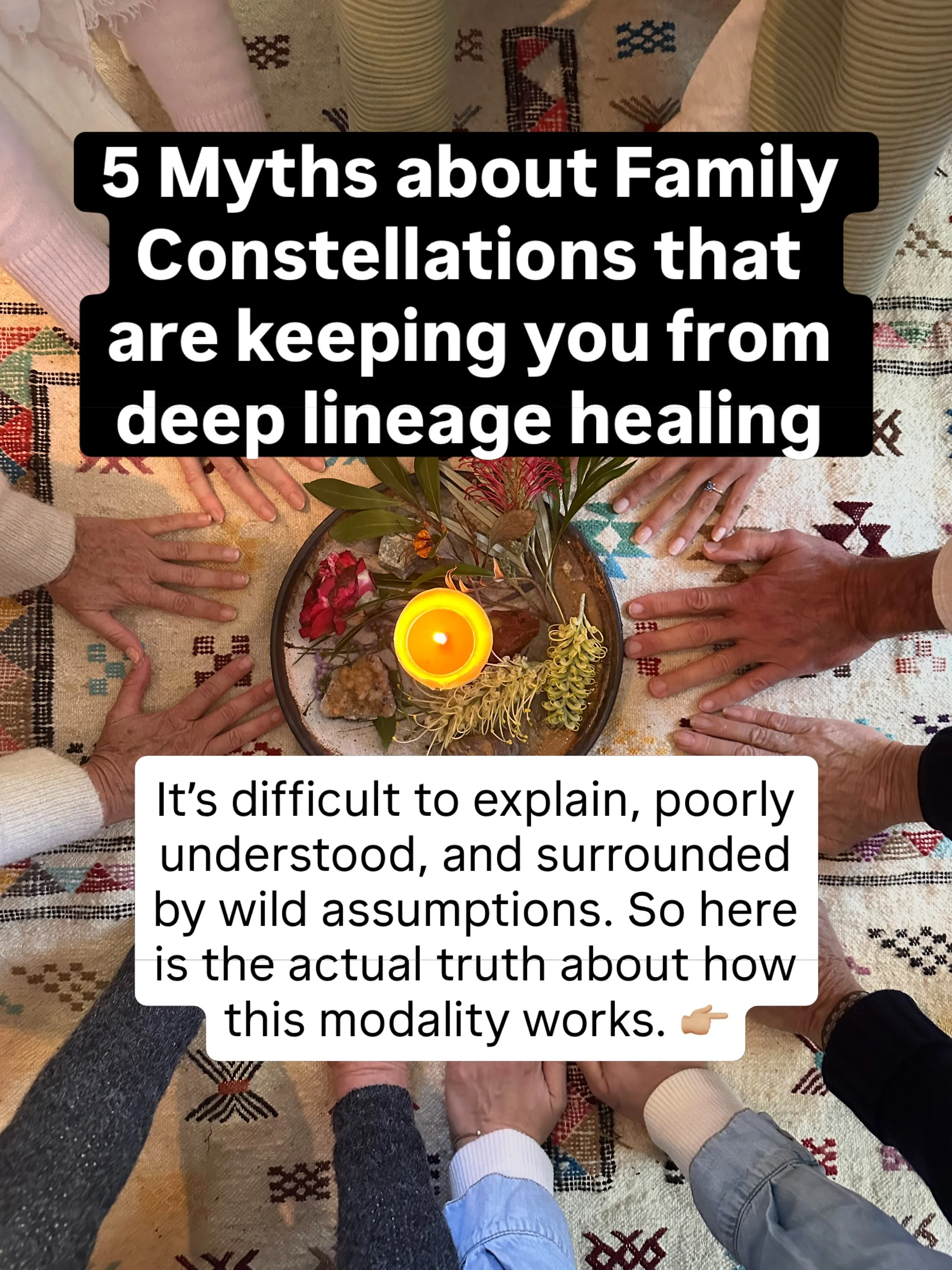 Family Constellations is one of those modalities that&rsquo;s surprisingly difficult to explain 😅

It&rsquo;s experiential. It&rsquo;s systemic. And because it doesn&rsquo;t fit neatly into the boxes most of us are familiar with, there are plenty of
