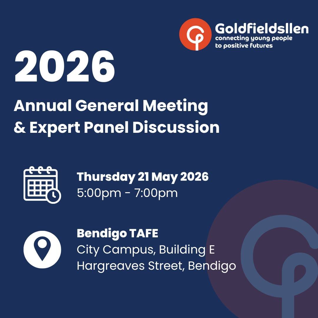 2026 Annual General Meeting &amp; Expert Panel Discussion 🎉 

Please join us for our AGM and an evening of connection and conversation with leaders from across education, community and industry.

📅 Thursday 21 May 2026 from 5:00pm
📍 Bendigo TAFE -