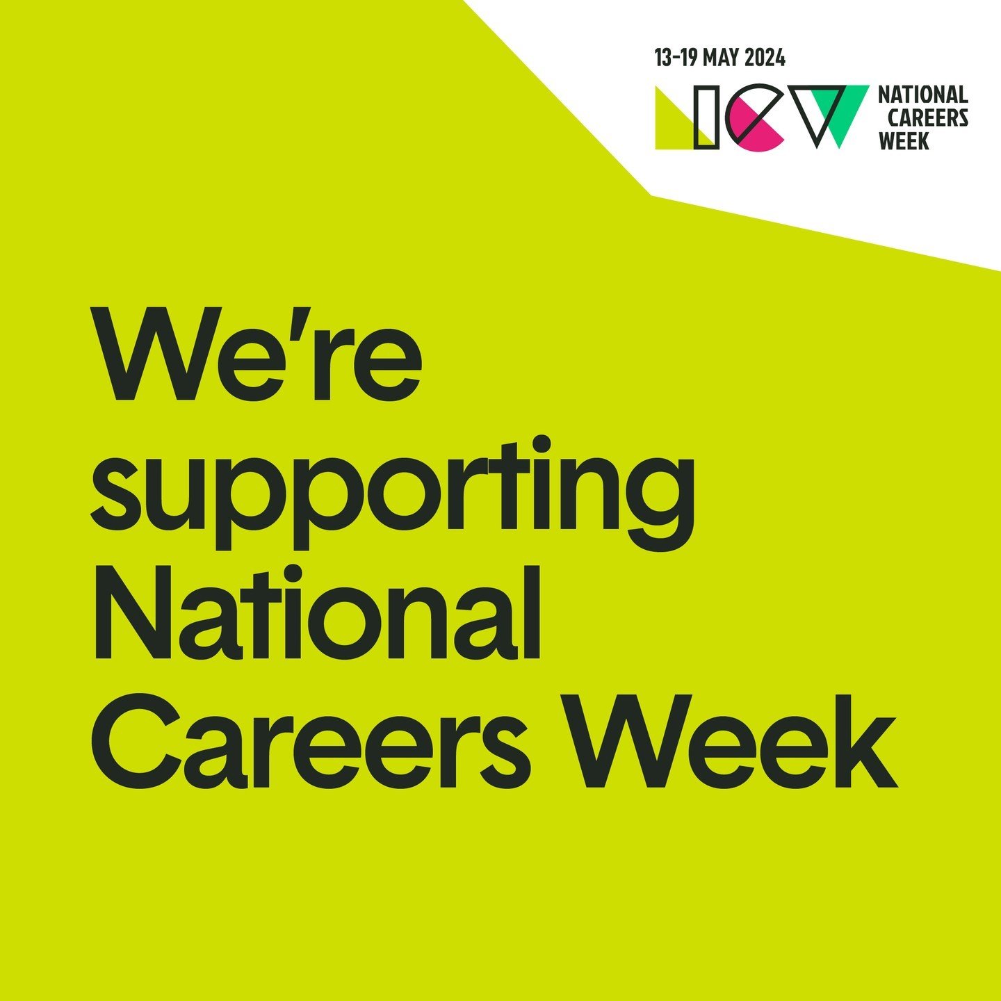 National Careers Week is coming - 13-19 May 2024! ⚡ 🚀
The #ncwau24 website has info &amp; resources to help you plan your activities or find an event to attend.

Whether you're hosting, exploring career options or providing professional guidance, yo