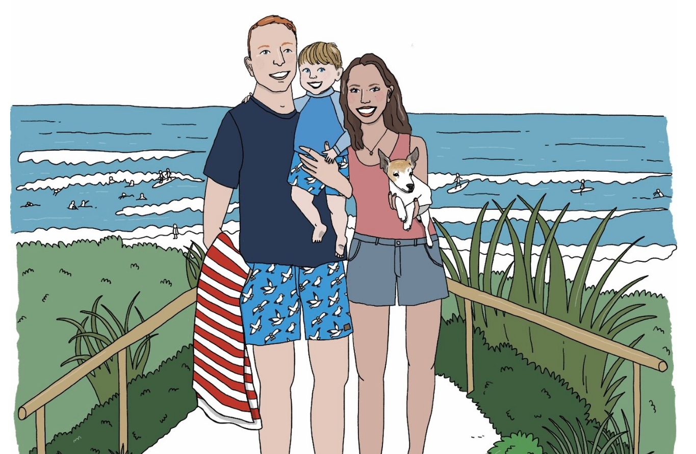 Custom portrait illustrations