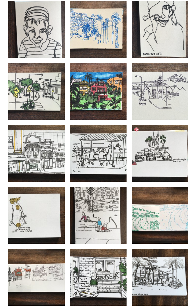 Keeping a Sketchbook Habit and Giving up the Pencil 