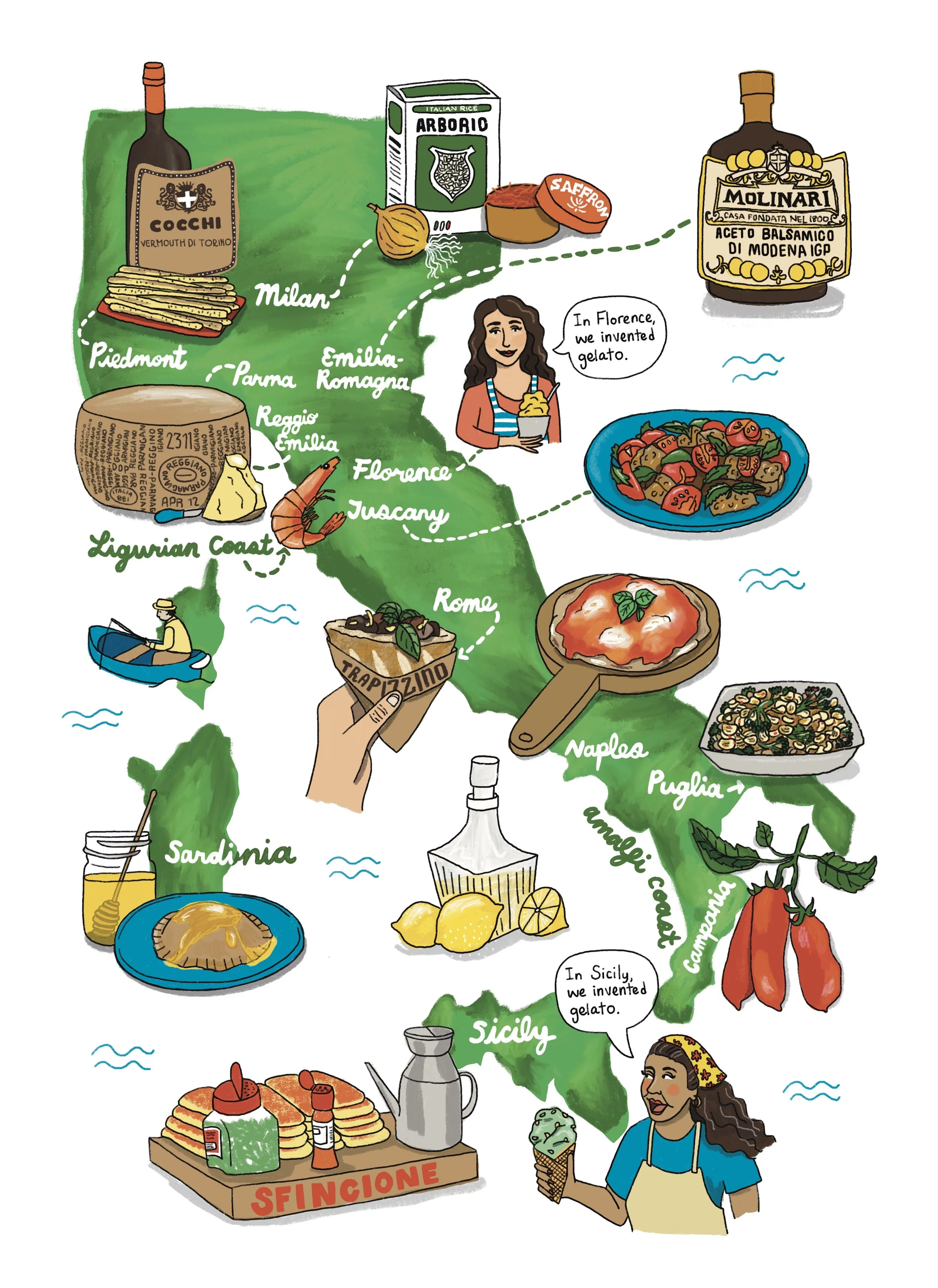 FOOD HOT SPOTS OF ITALY FOR GOURMET TRAVEL MAGAZINE, 2025