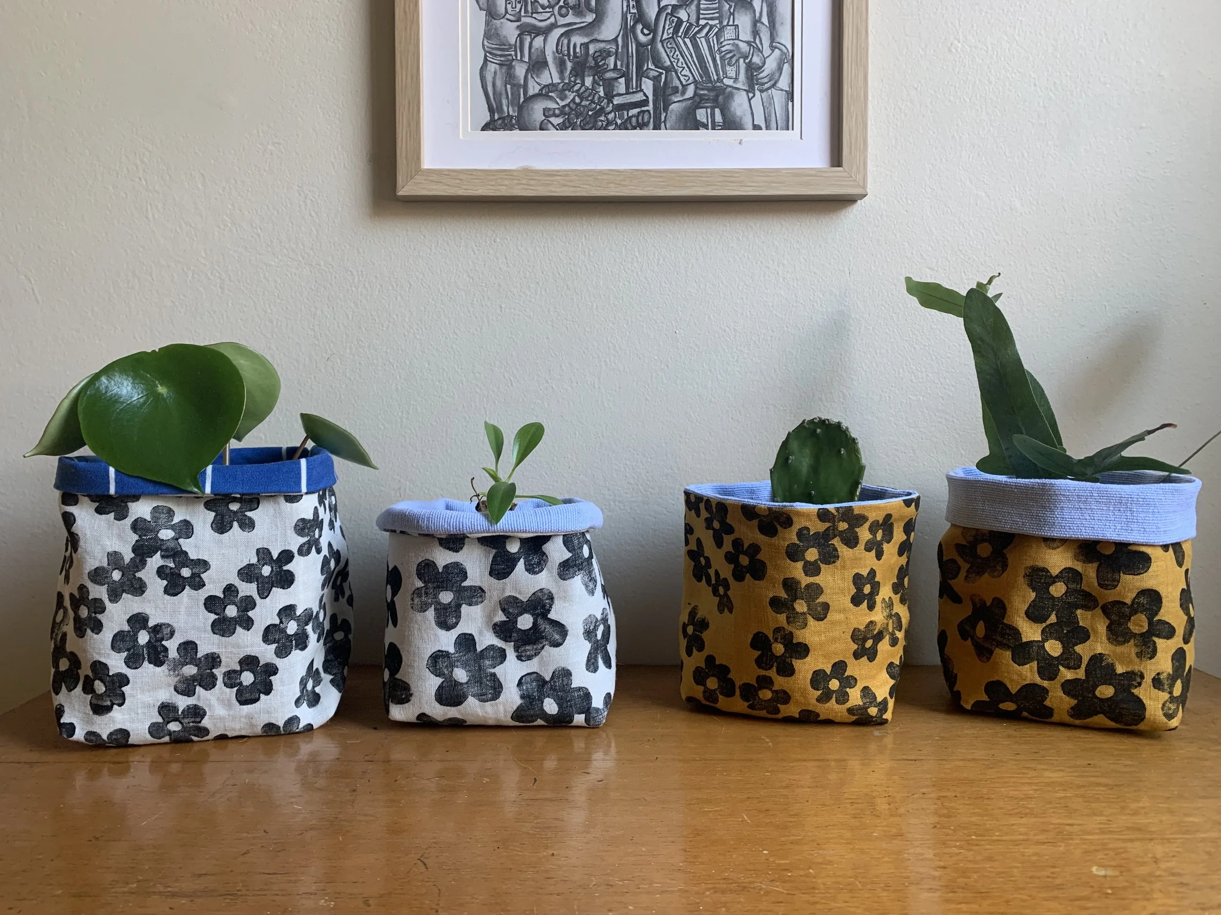 Lino Print Home Outdoor and Indoor Decor and outfit Accessories ; Opens a new tab UNNU handmade is a small eco home and lifestyle brand creating fabric art and turning it into handmade gifts, outfit accessories and home decor