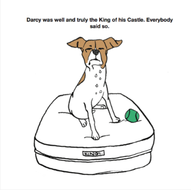 Children's book illustration dogs