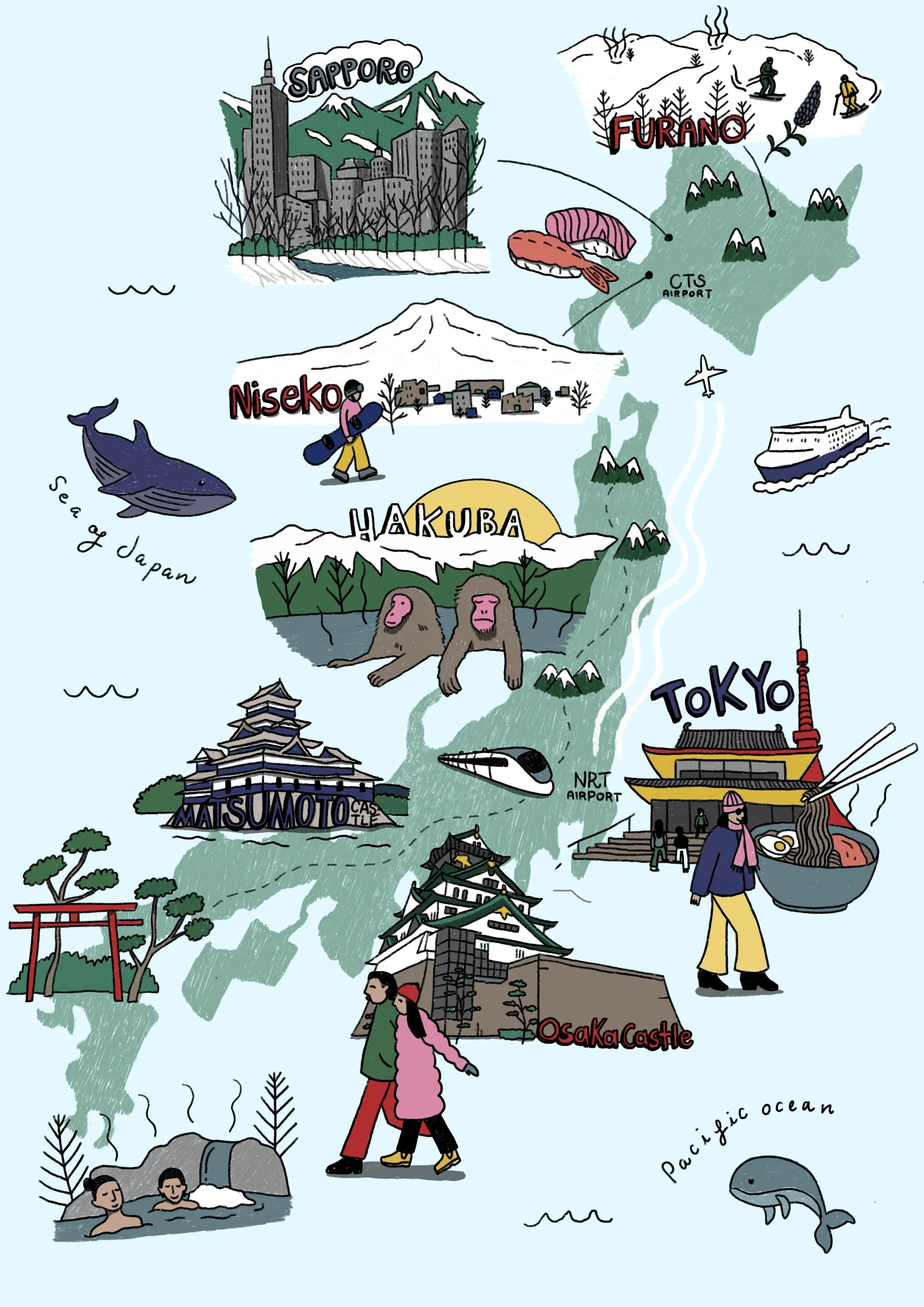 SKI RESORTS OF JAPAN FOR RHYTHM JAPAN, 2024