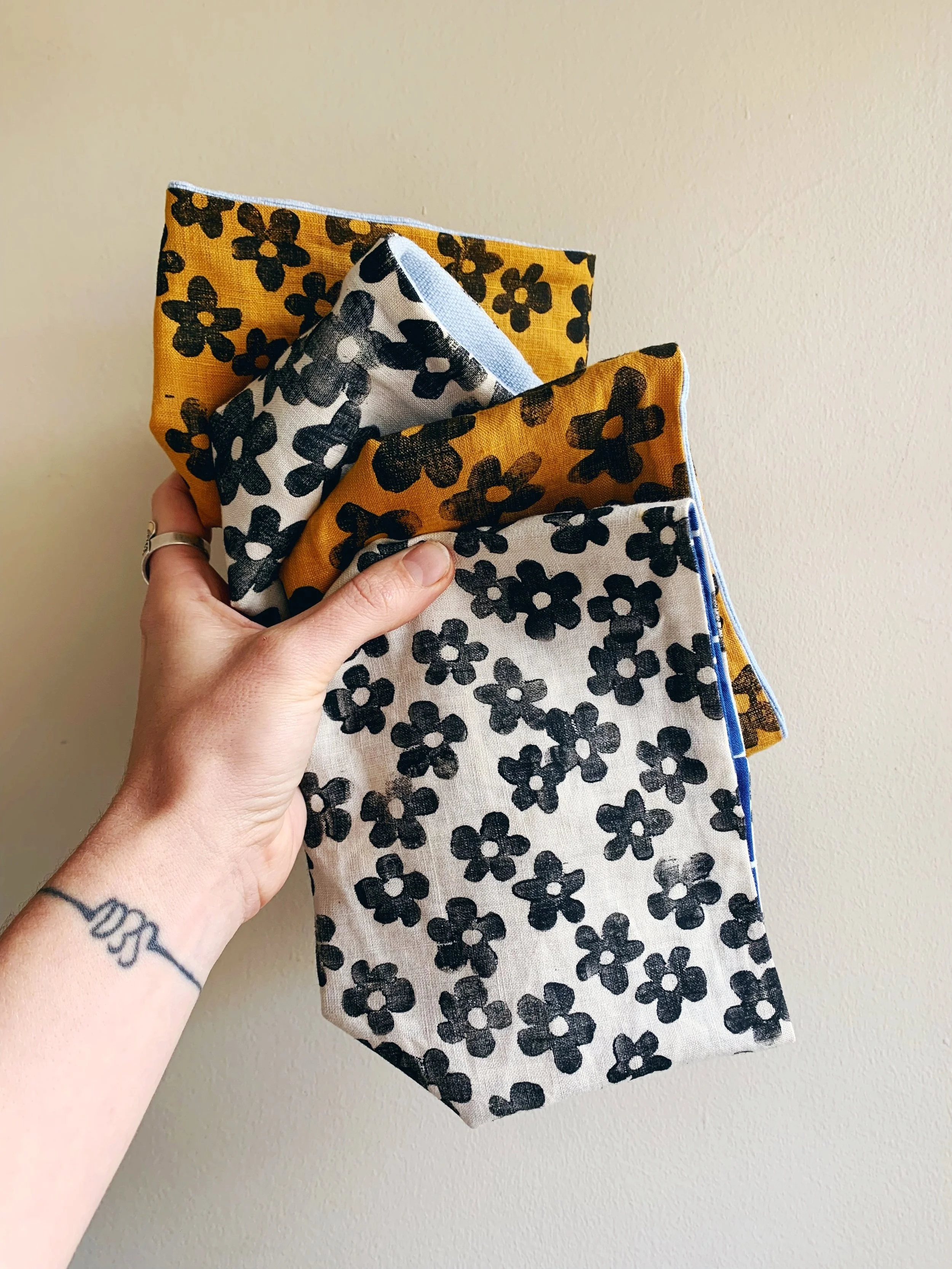 Upcycled Fabric plant pot covers