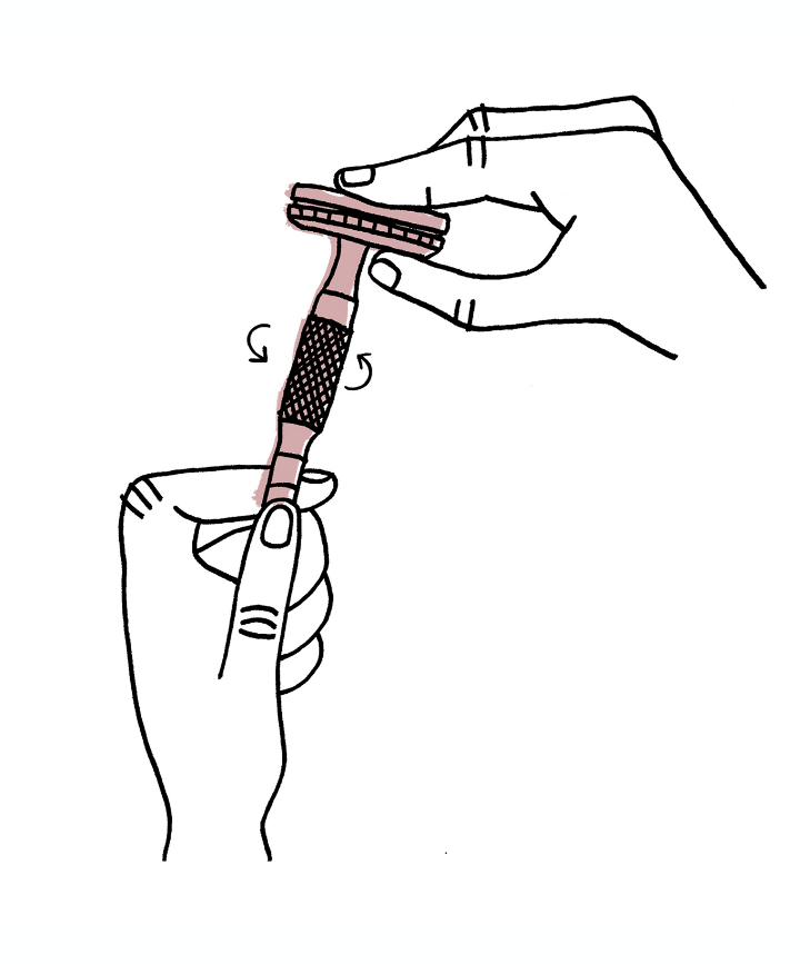 Well Kept Safety Razor illustration