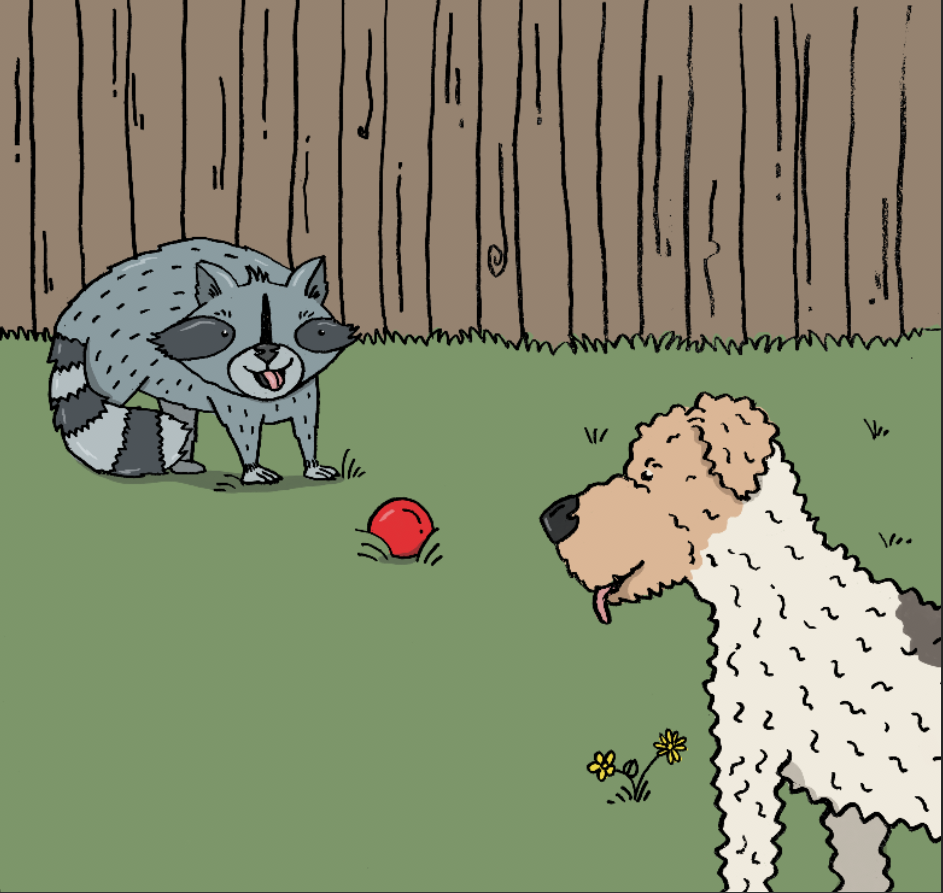 children's book illustrations, naughty animals