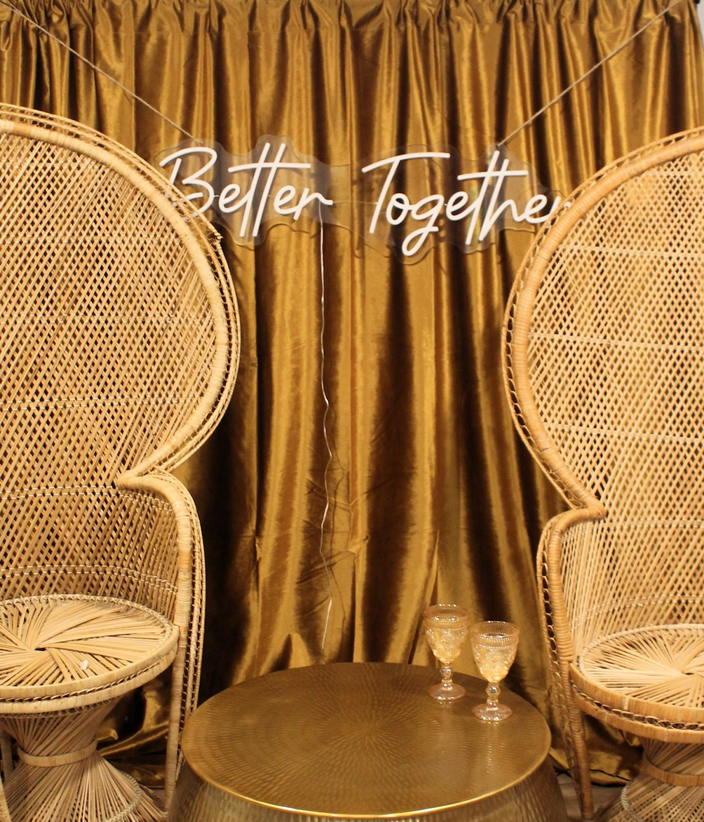 Gold Fabric Backdrop