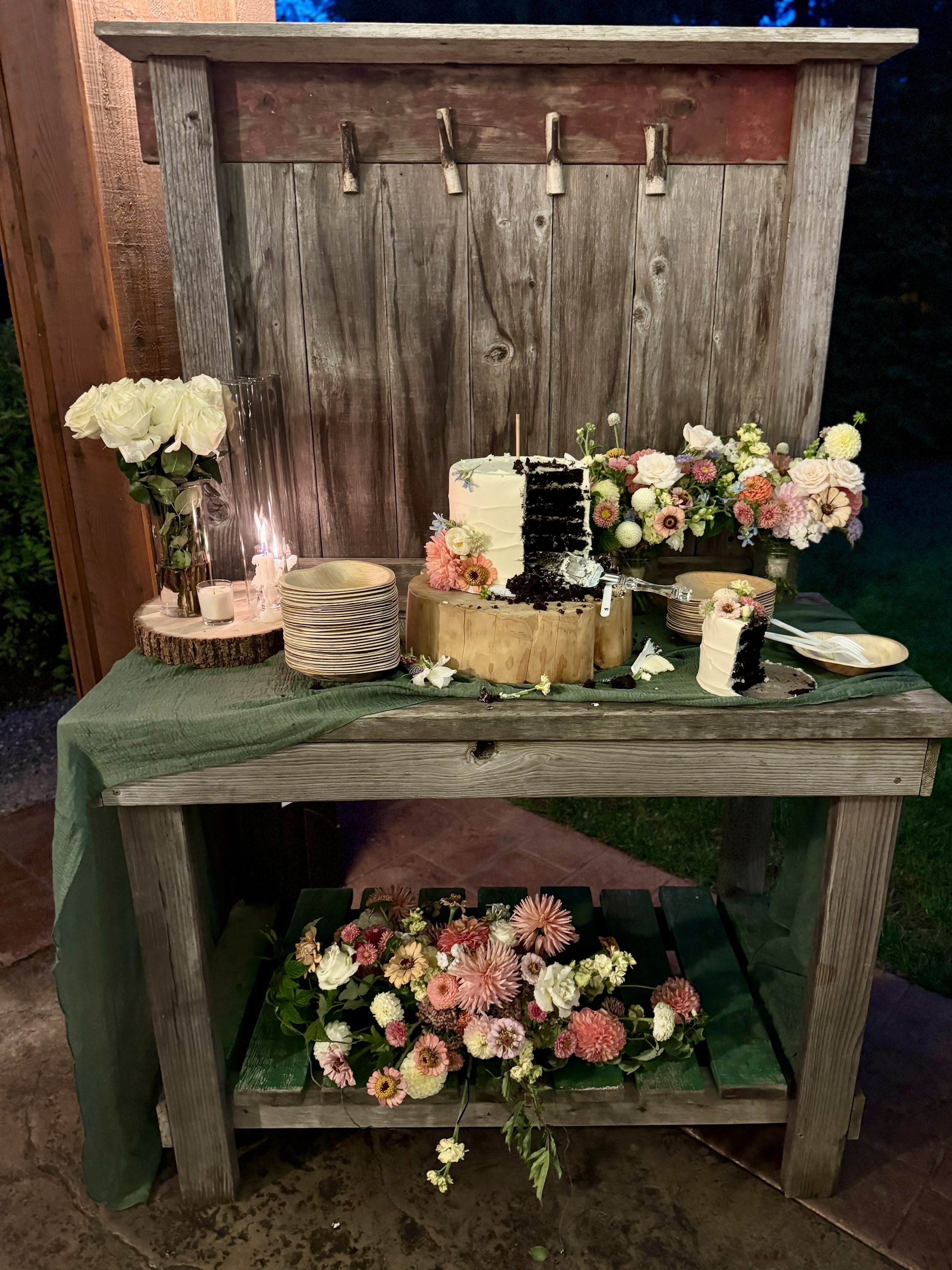 Moveable Wood Hutch
