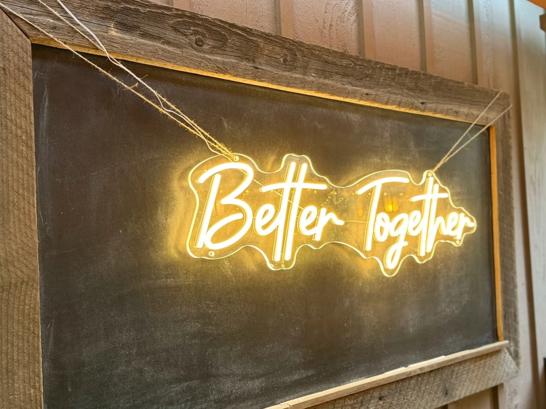 Better Together Neon Sign 40"