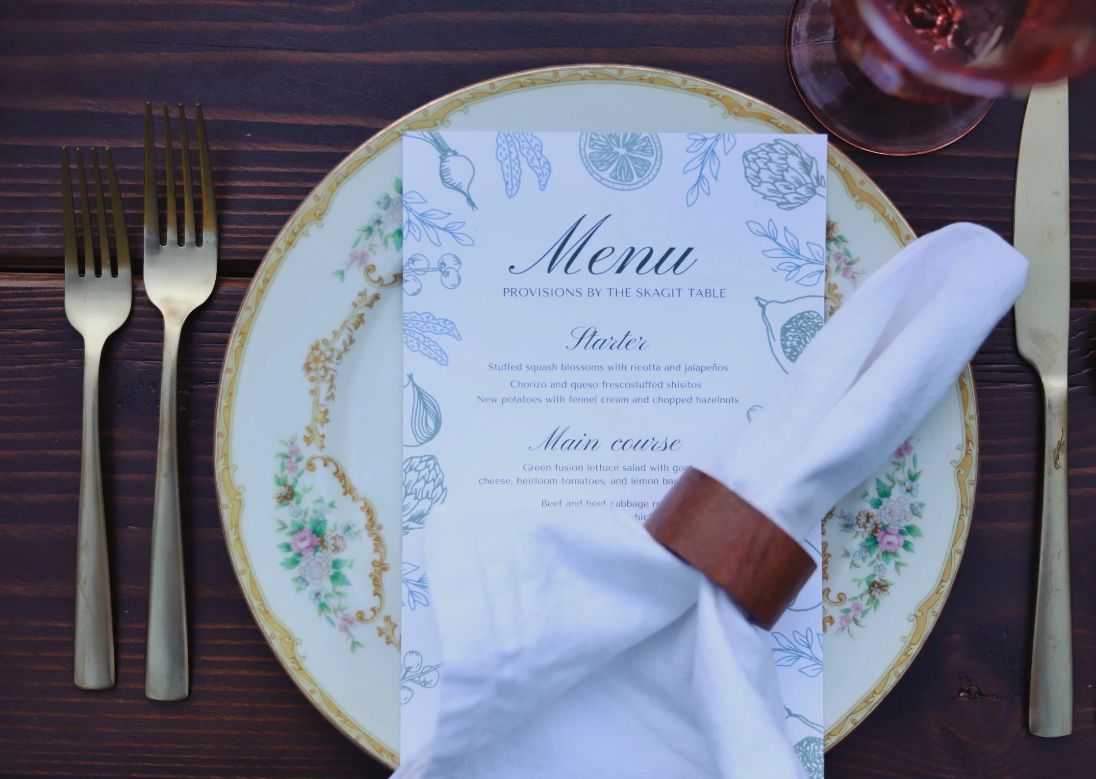 October: Dinner at Evergreen Gardens