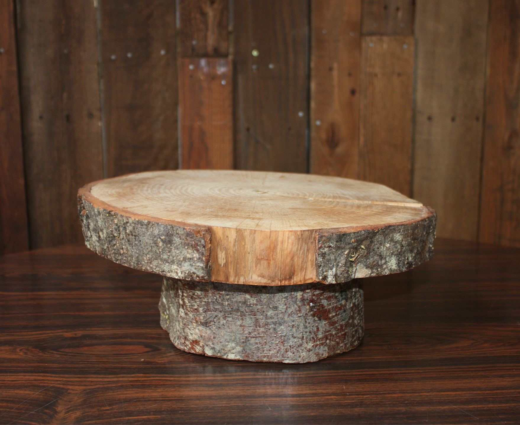 Wood Cake Stand