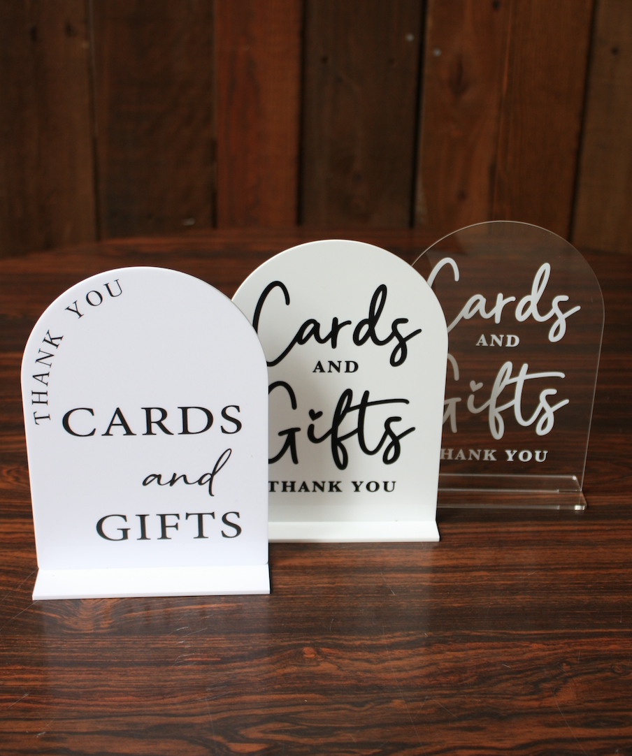 Cards & Gifts Signs