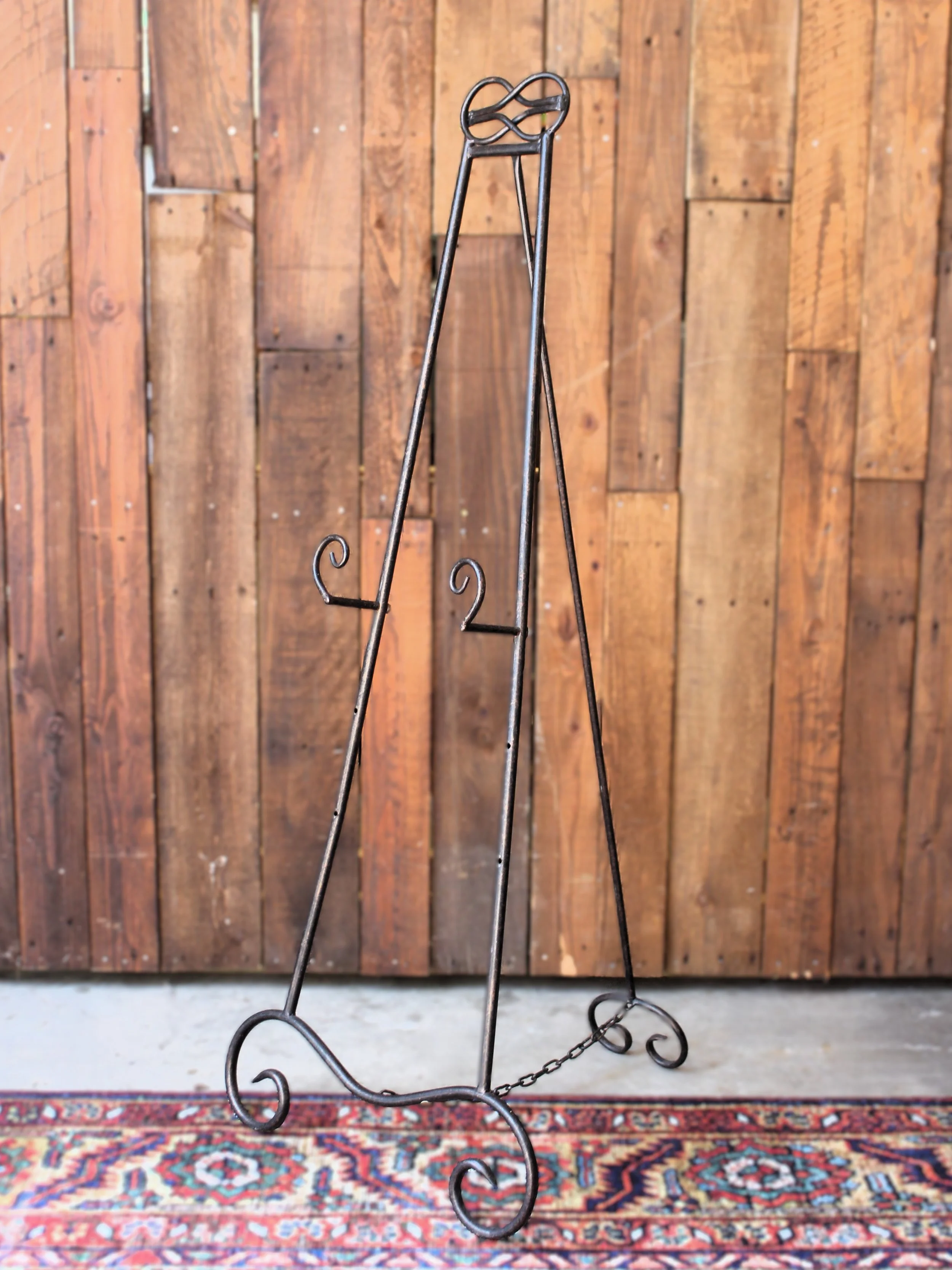 Black Iron Large Easel 49"
