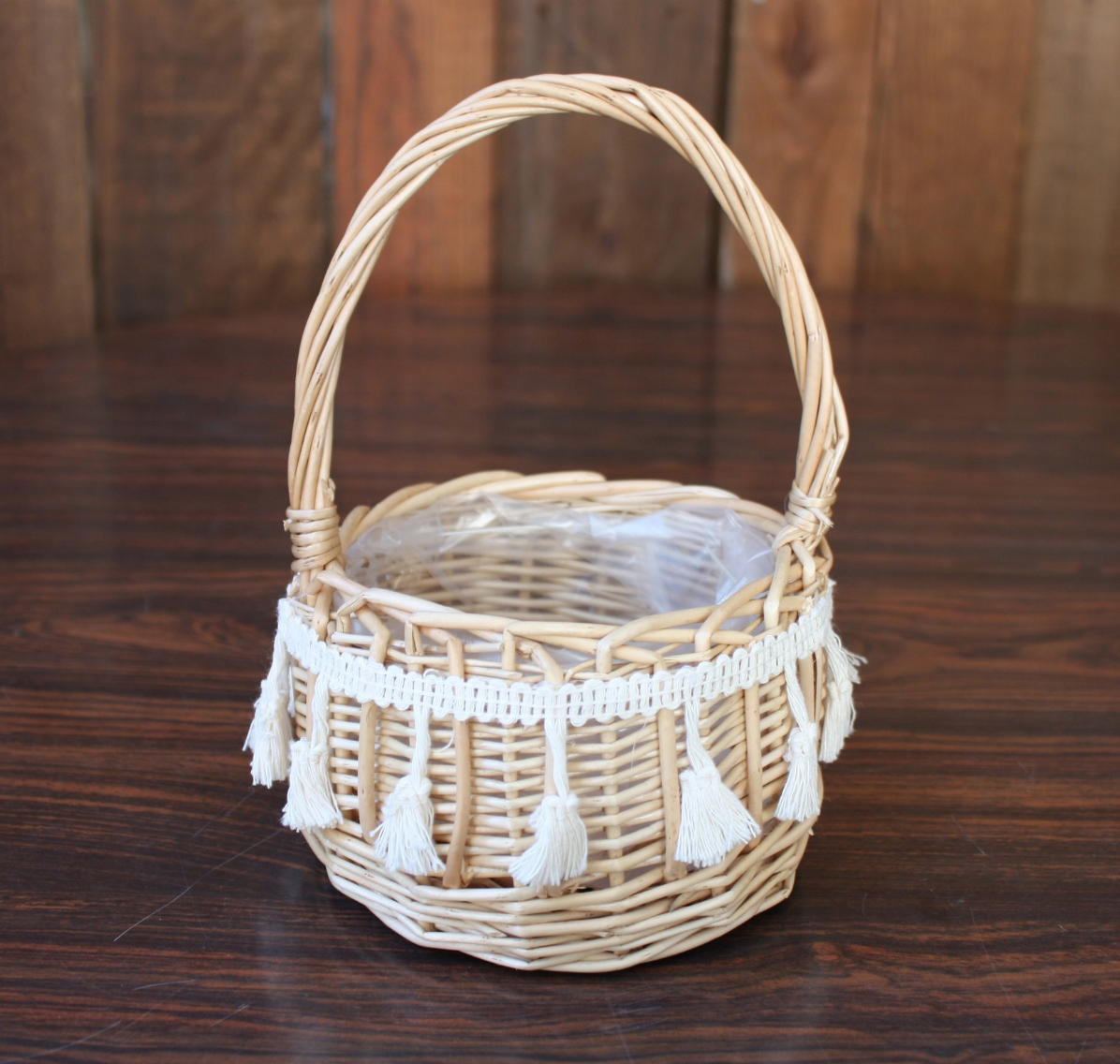 Flower girl baskets 5" diameter x 8" tall, 2 count