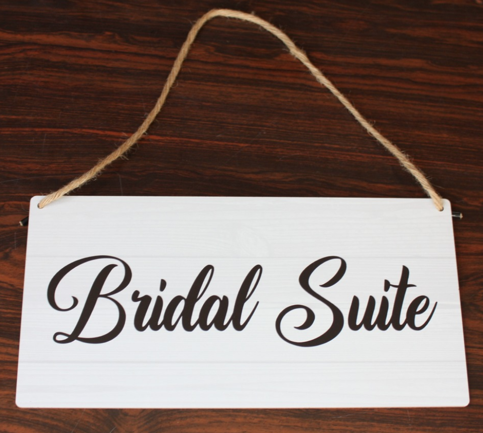 Bridal Suite Sign