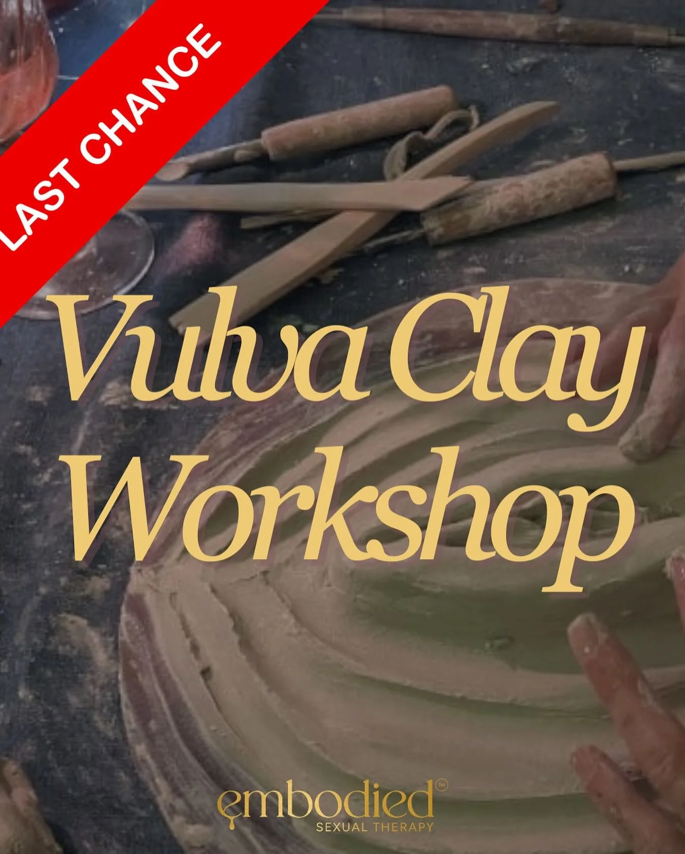 LAST CHANCE, we gather tomorrow 🌸💦🌸

Looking forward to creating some fabulous clay vulv@ creations with the women who have already signed up, there are a few spots left if you looking for something fun to do over the weekend 

✨create clay vulv@ 