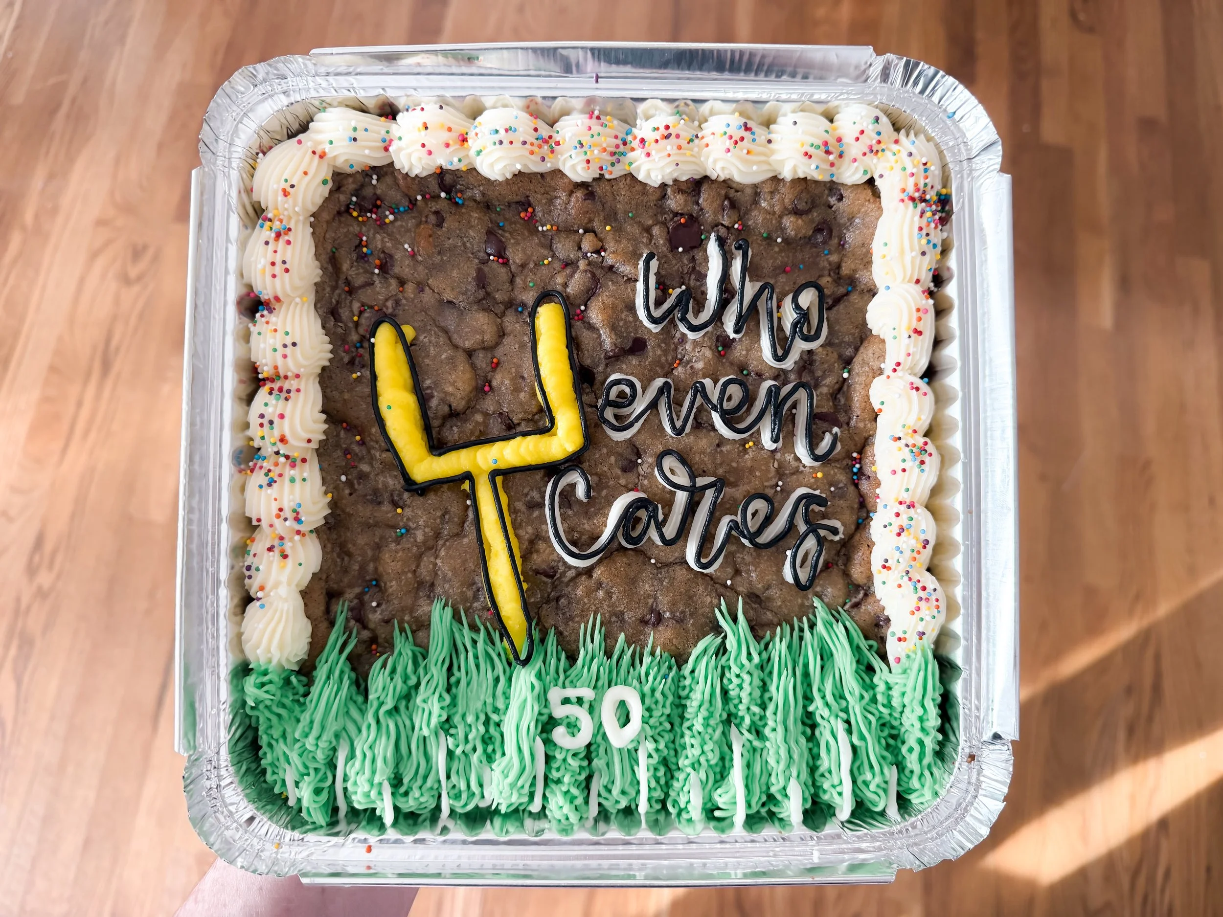 Super Bowl Cookie Cakes