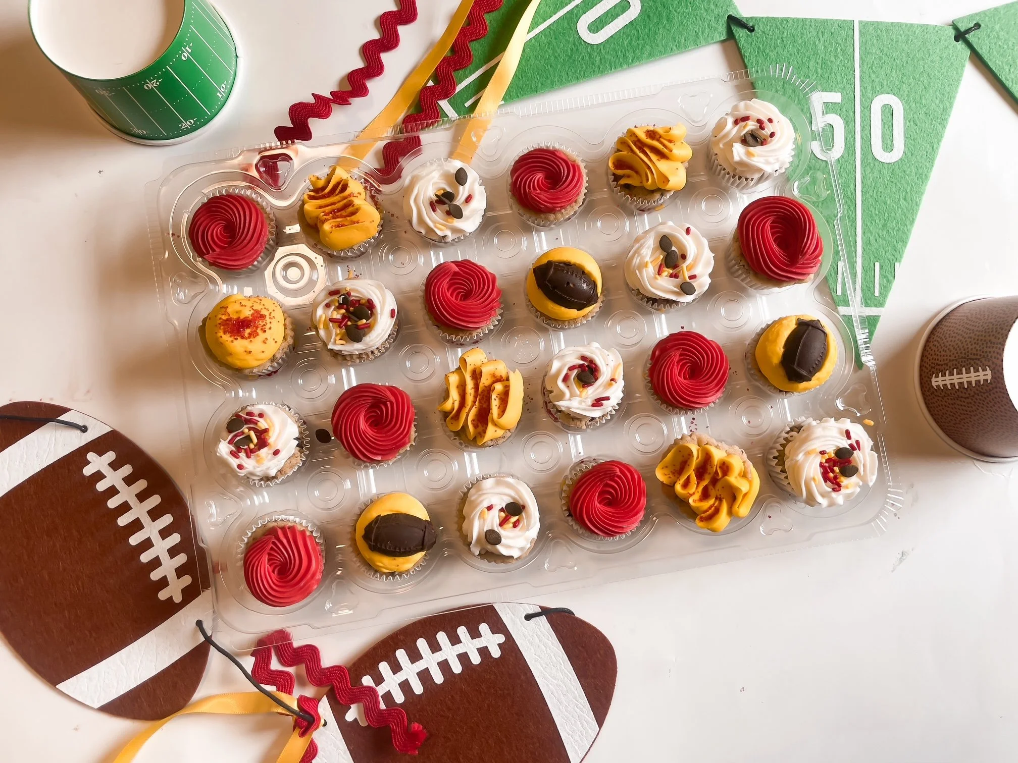 Chiefs Mini Cookie Cups (dozen)