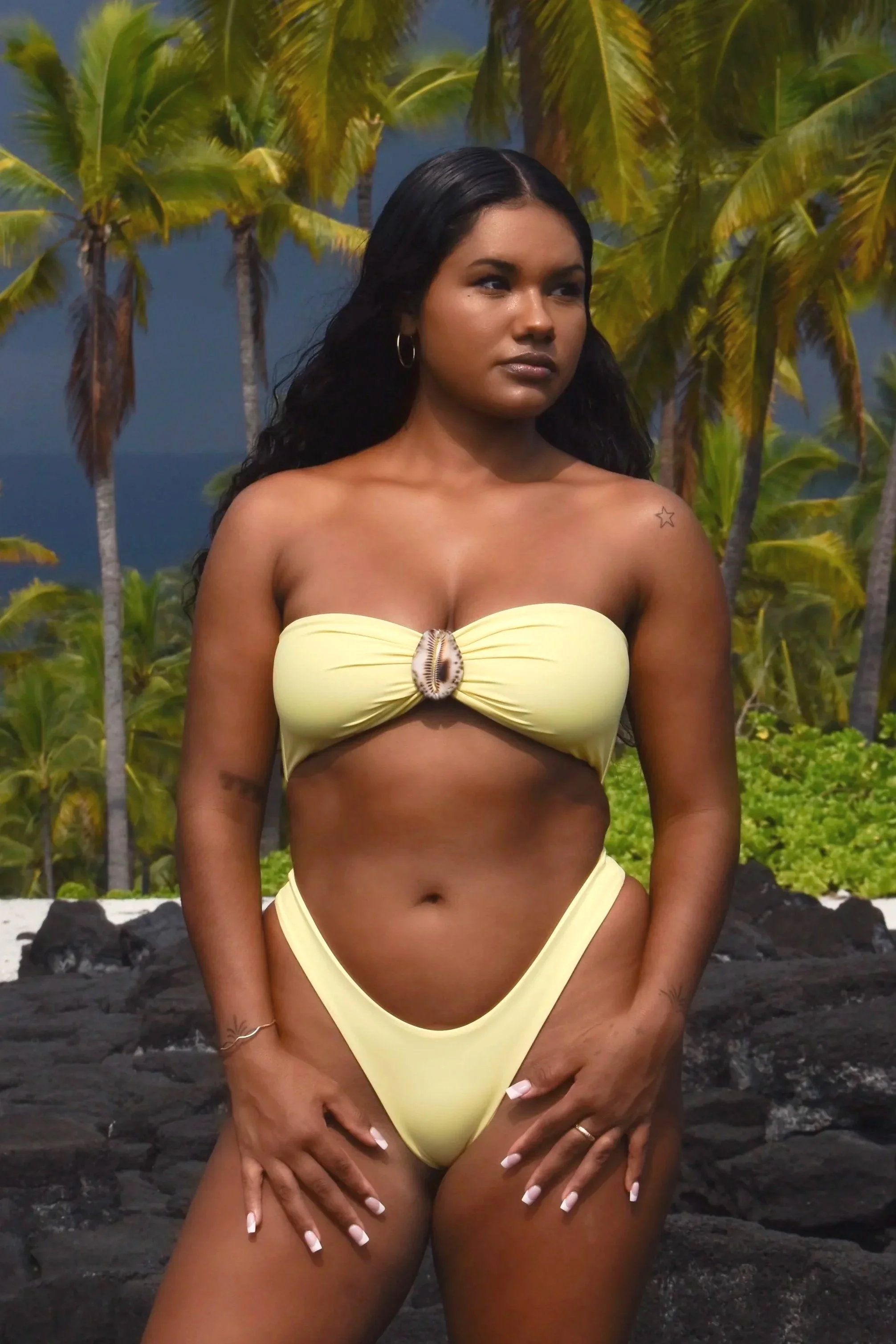 Cowrie shell bandeau - Liliko’i - XS, M, L, XL